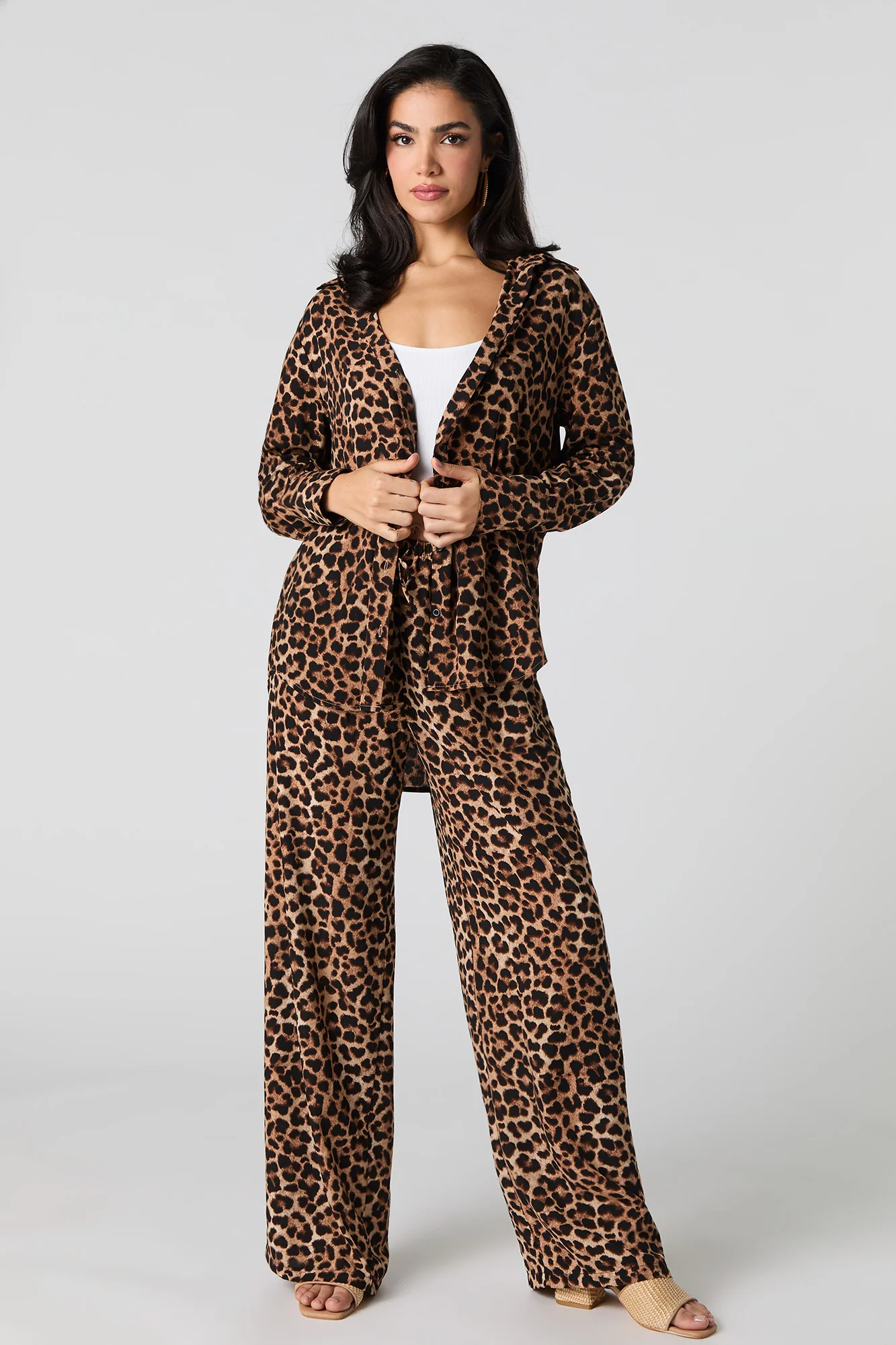 Printed Button-Up Top - Image 3