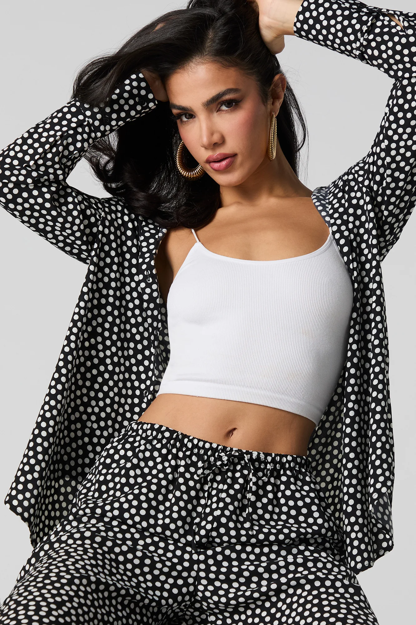 Printed Button-Up Top - Image 4