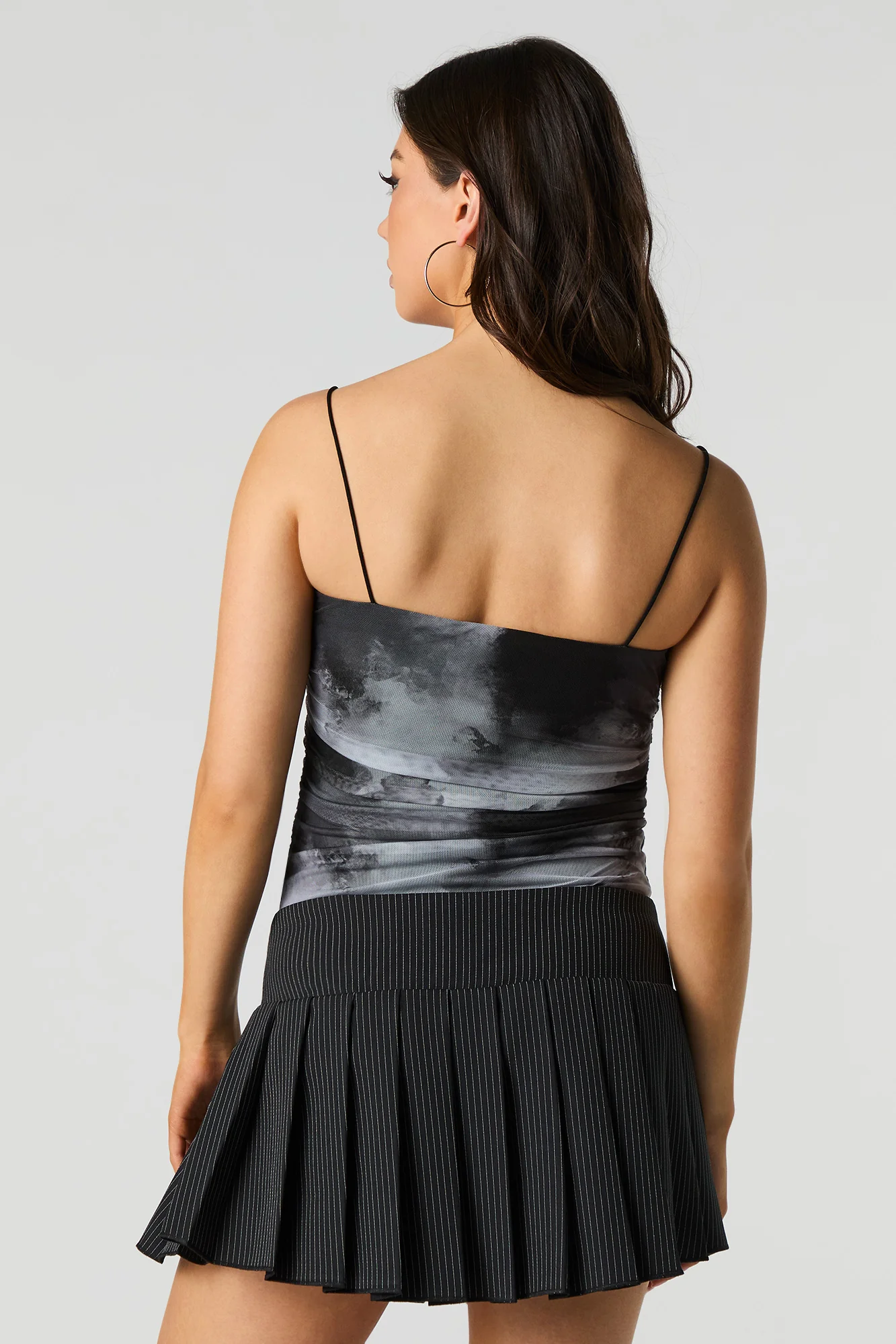 Mesh Ruched Bodysuit - Image 18