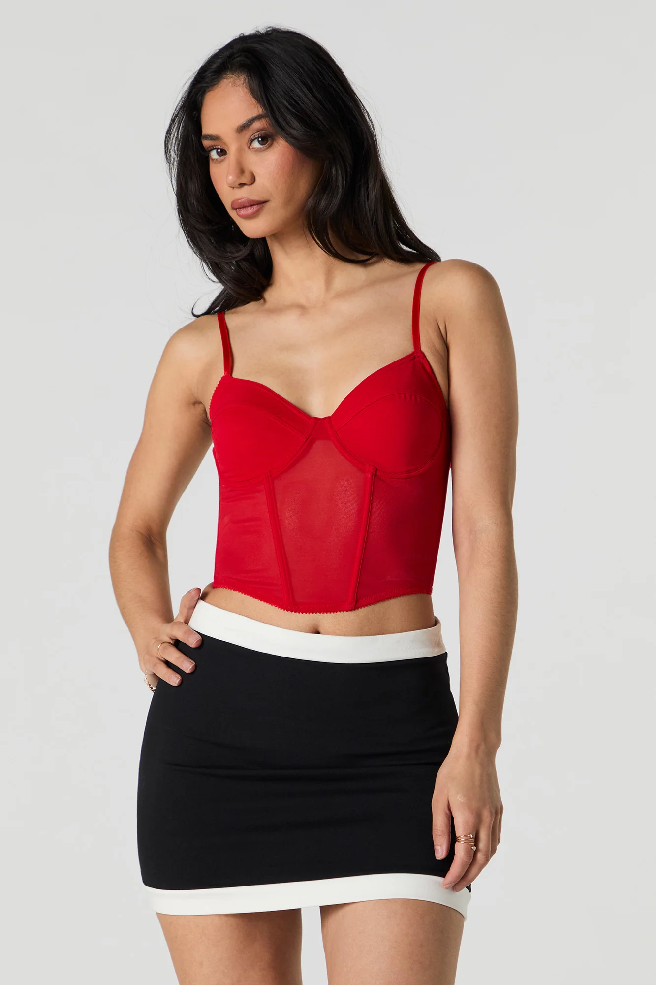 Camisole corset en filet - Image 4