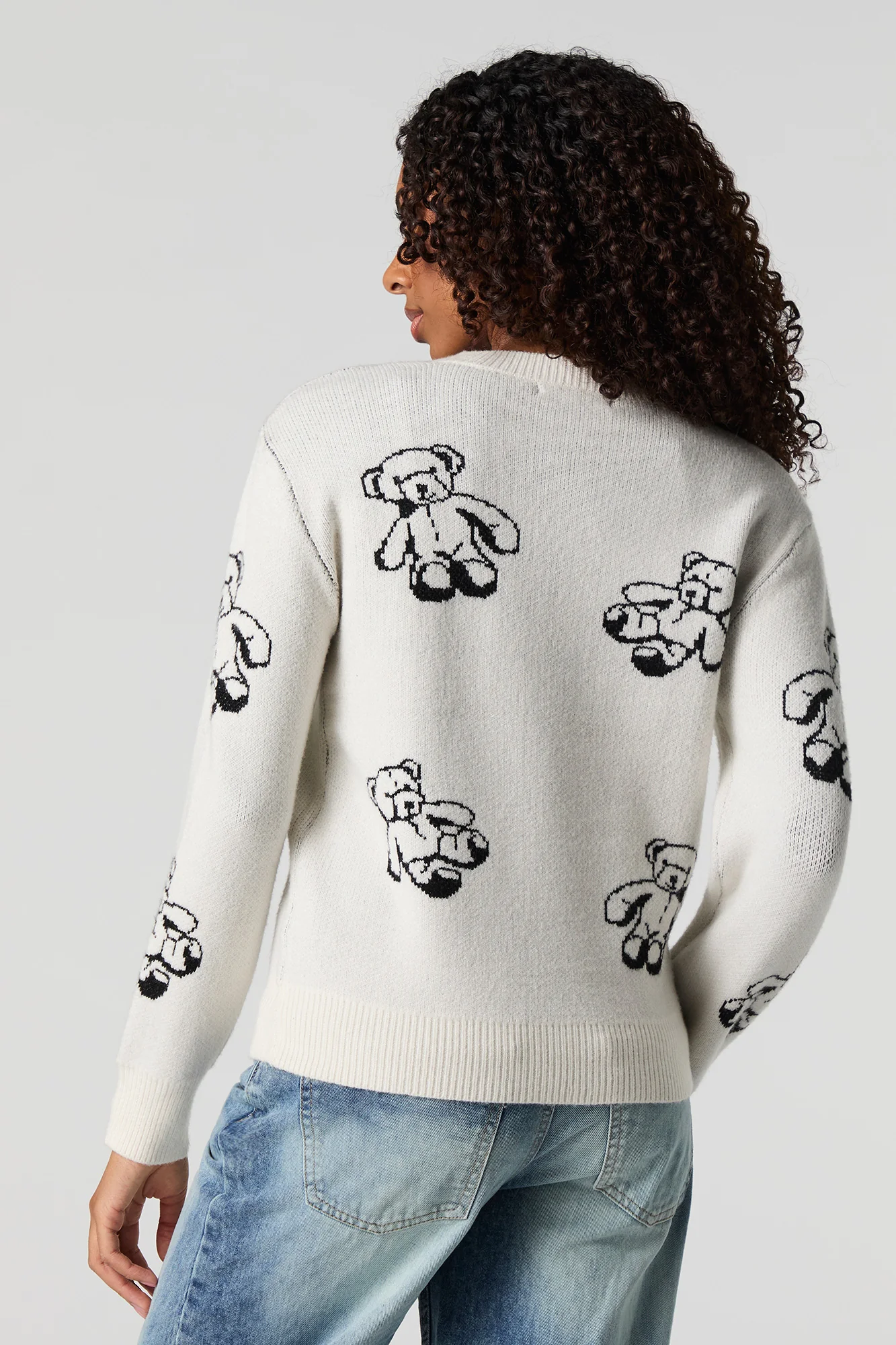 Chandail en tricot de jacquard à imprimé City - Image 6