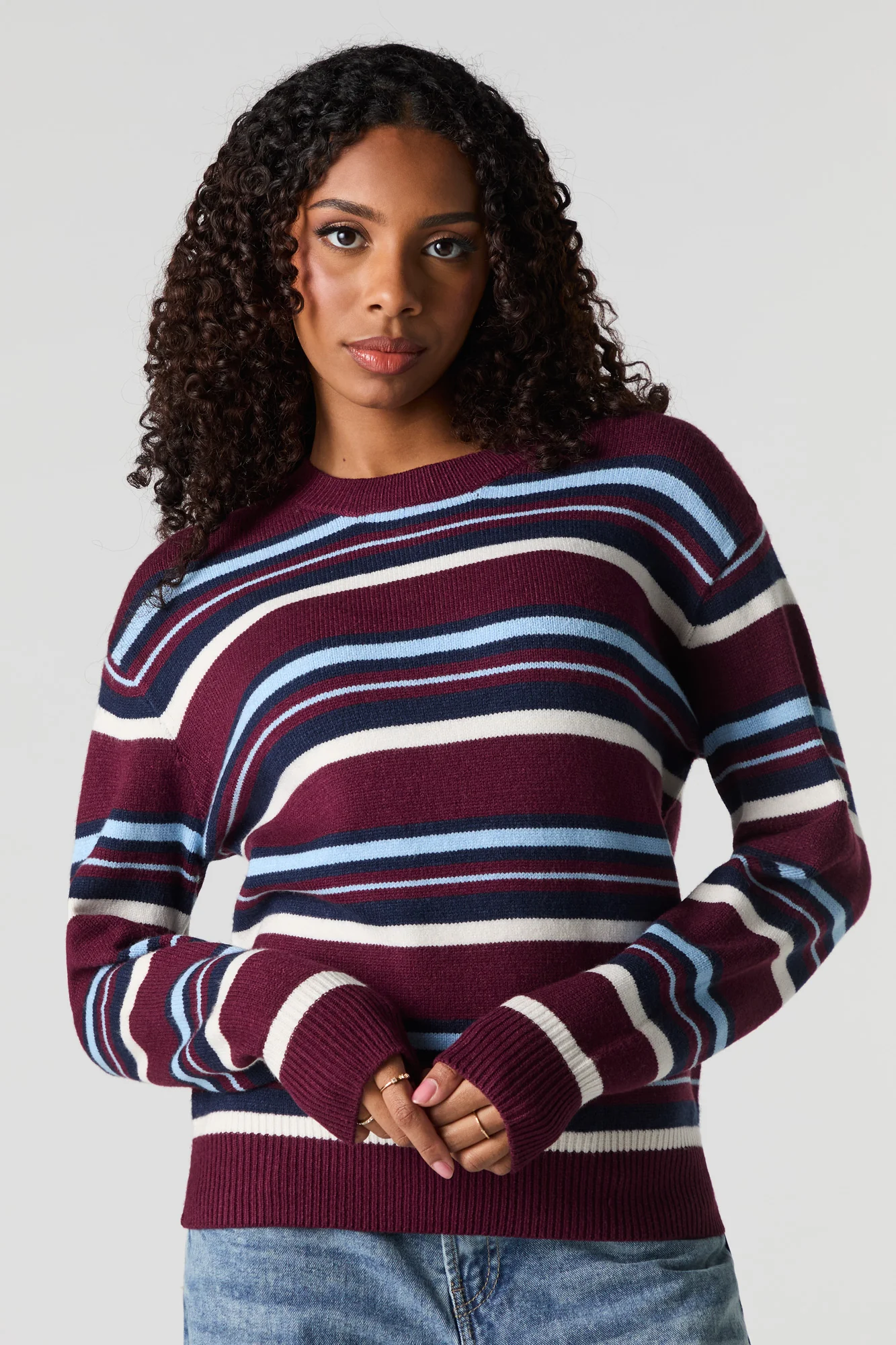 City Jacquard Knit Sweater - Image 13