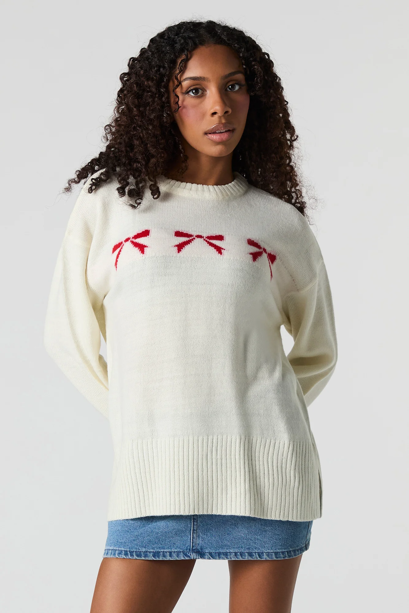 Jacquard Knit Sweater
