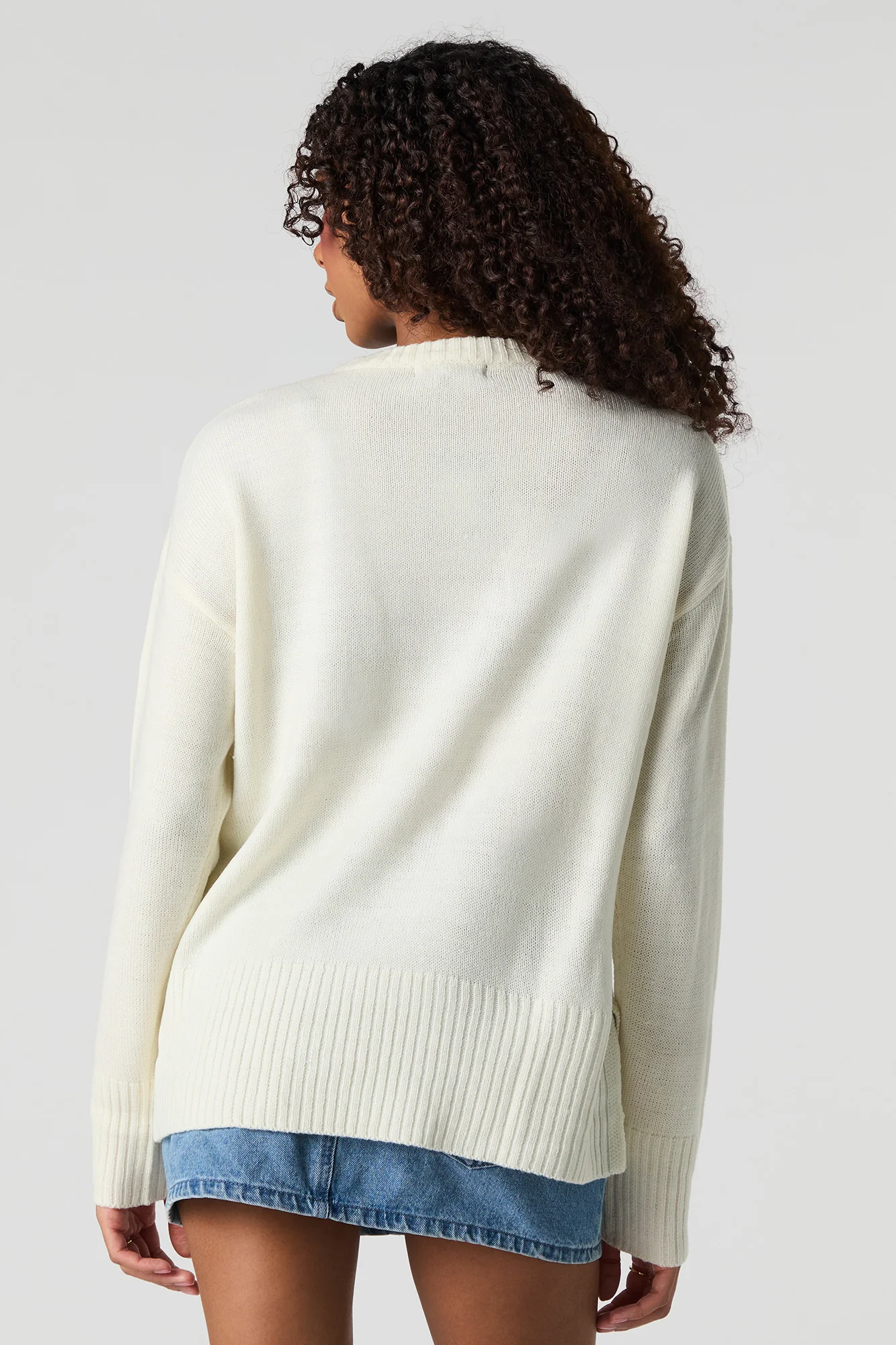 Jacquard Knit Sweater - Image 5