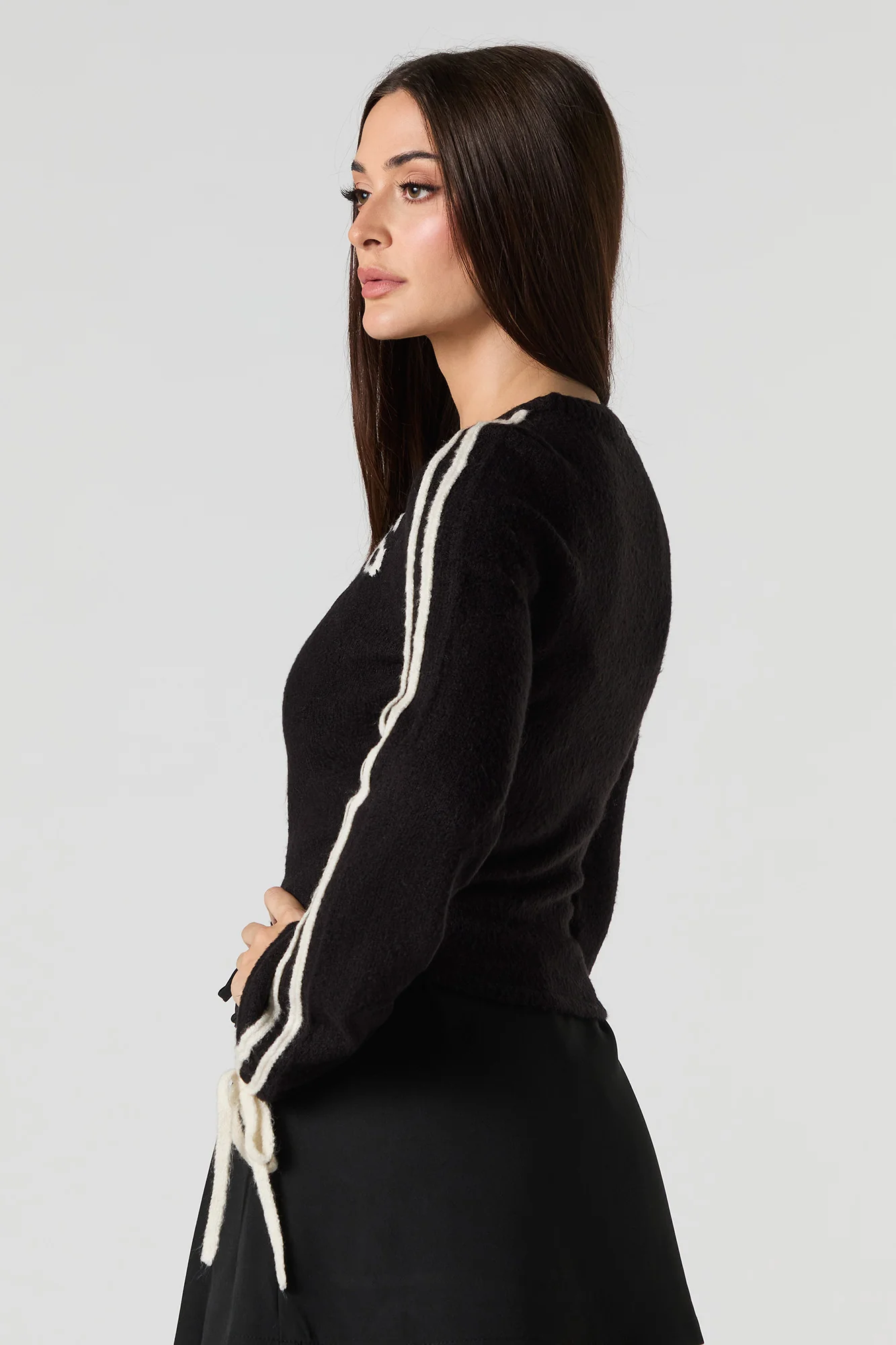 Mossy Jacquard Knit Sweater - Image 2