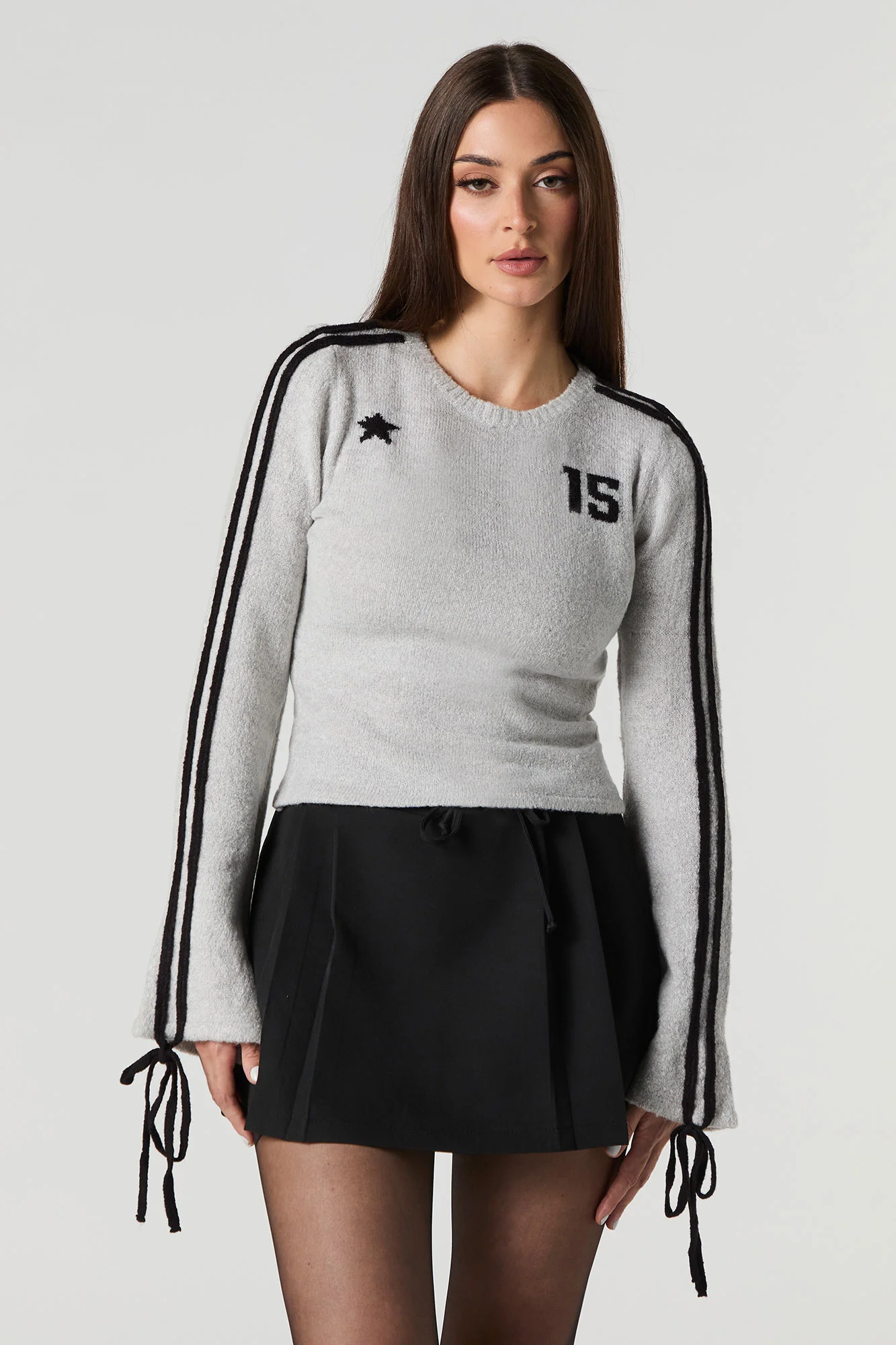 Mossy Jacquard Knit Sweater - Image 4