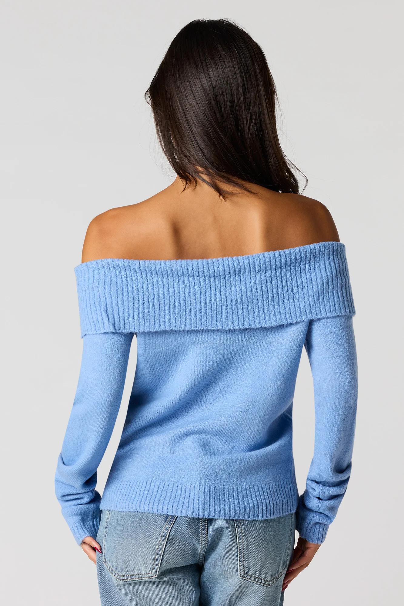Mossy Off Shoulder Sweater - Image 5