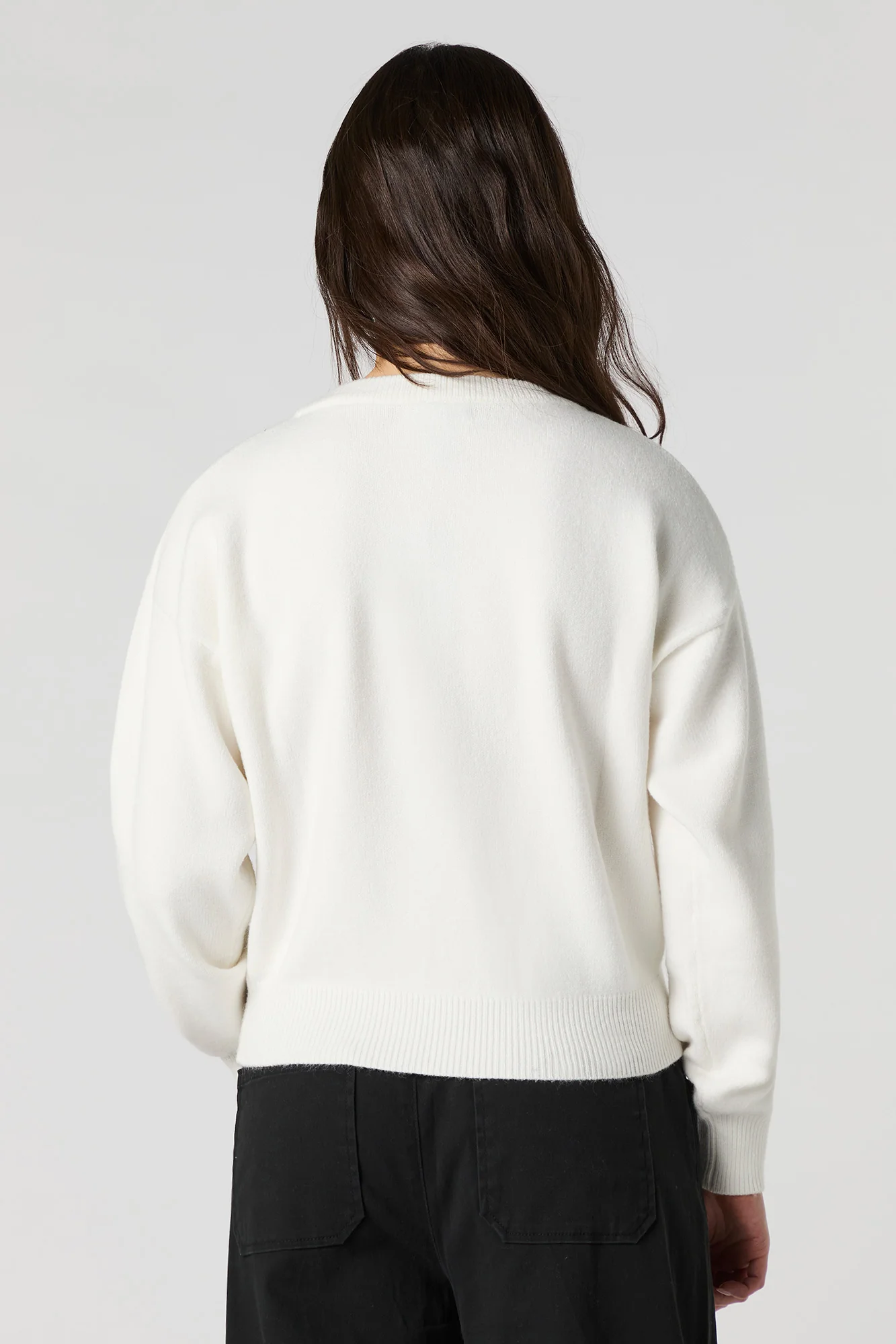City Jacquard Knit Sweater - Image 11