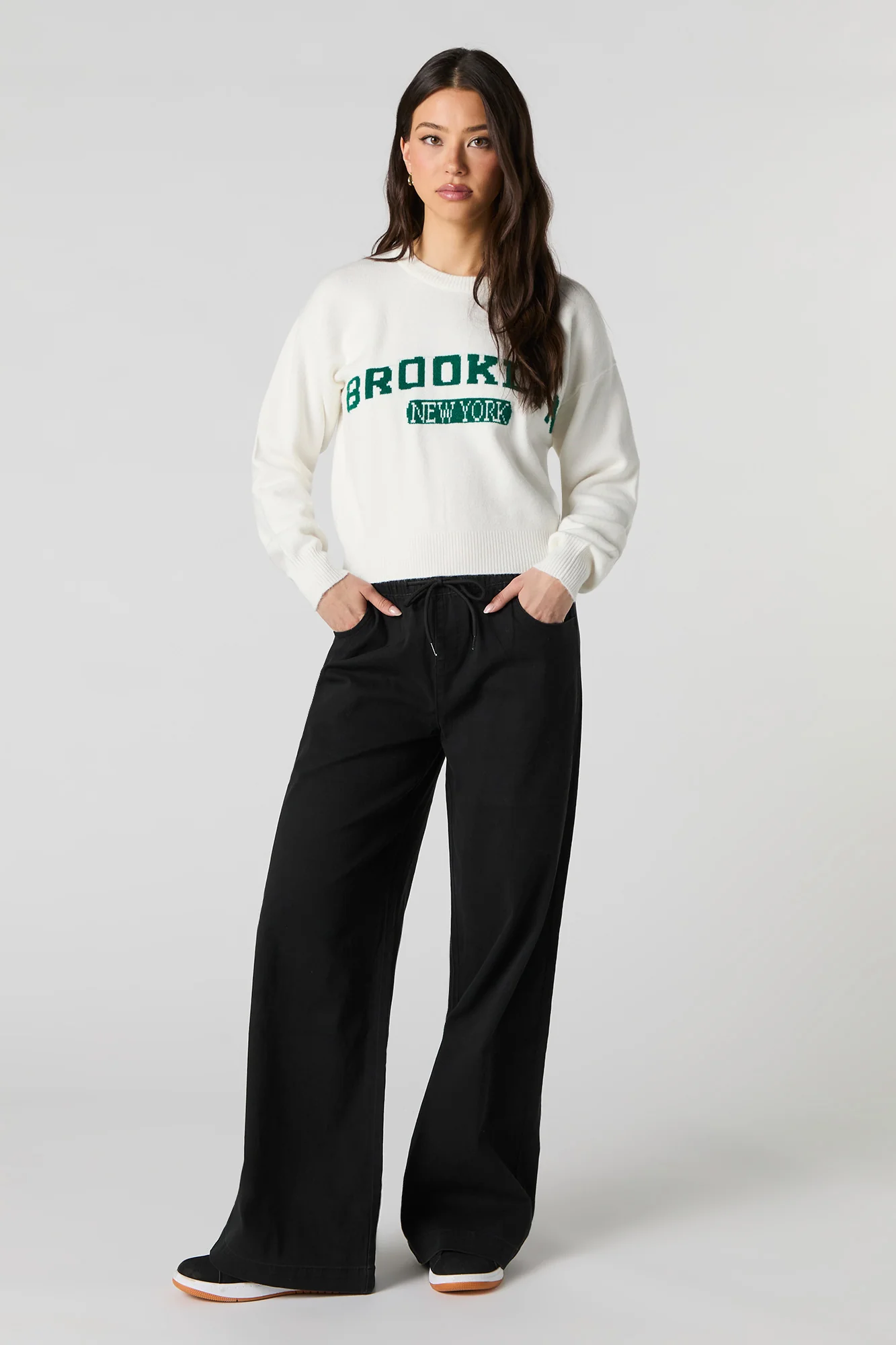City Jacquard Knit Sweater - Image 12