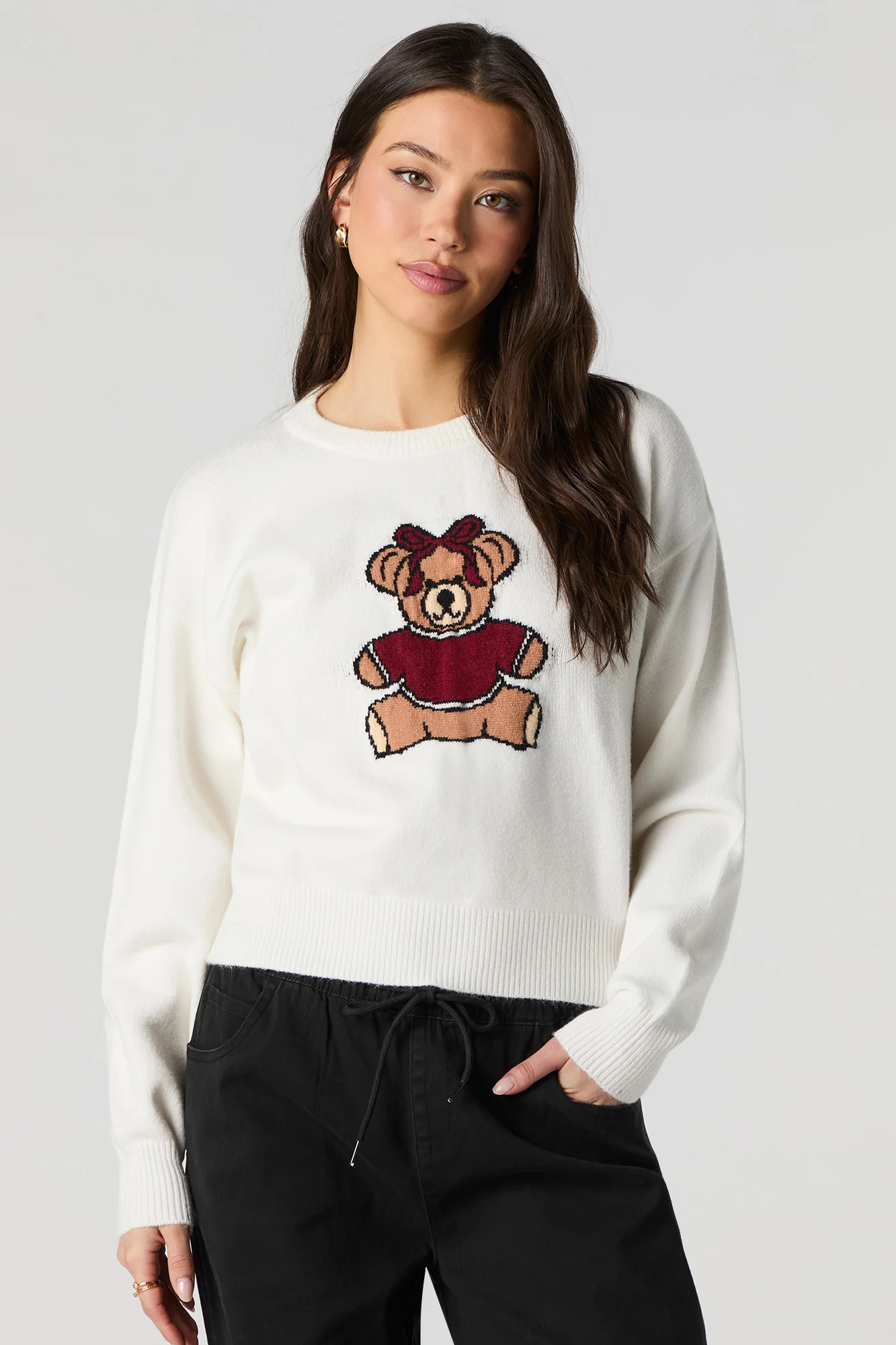City Jacquard Knit Sweater - Image 13