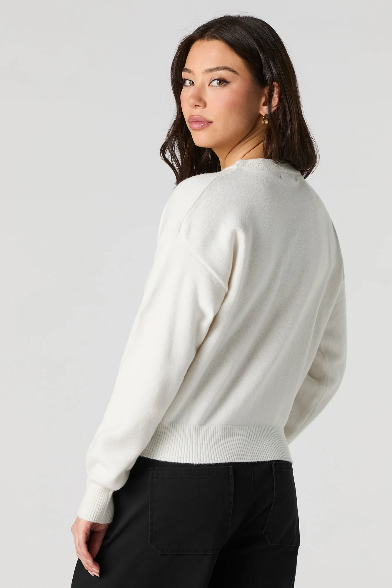 City Jacquard Knit Sweater - Image 14