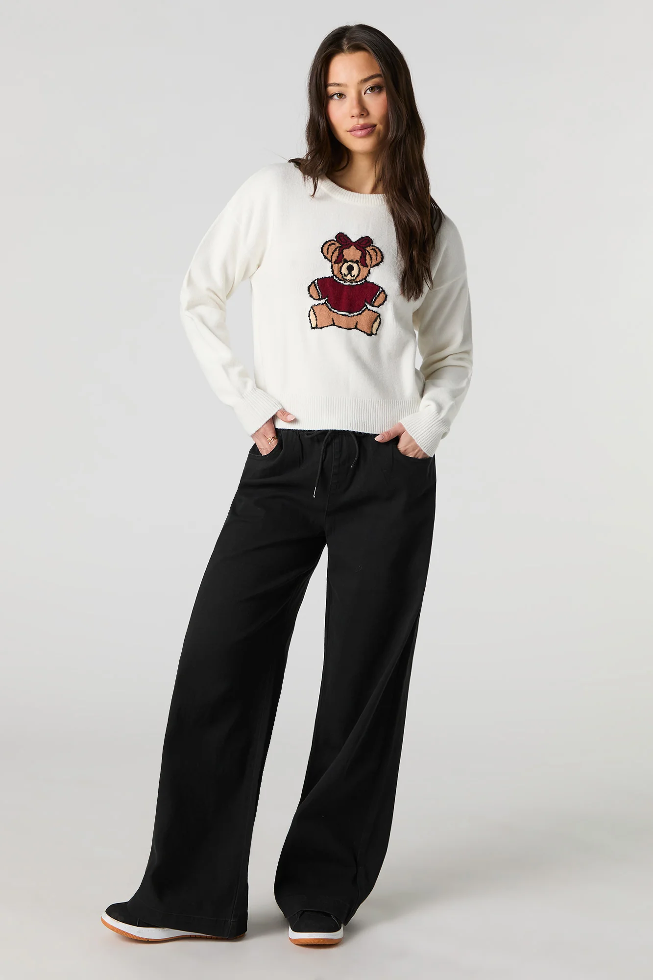 City Jacquard Knit Sweater - Image 15
