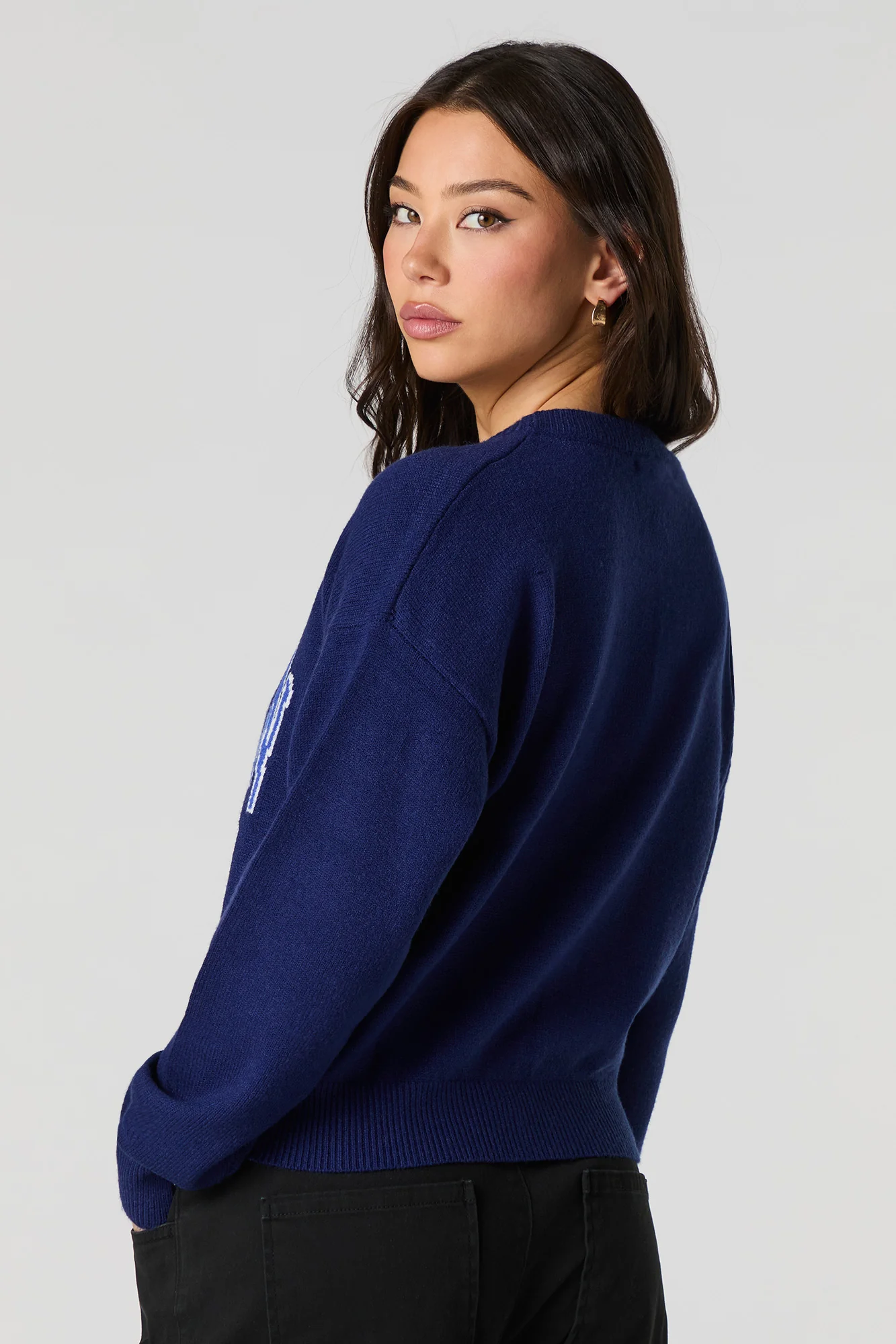 City Jacquard Knit Sweater - Image 2
