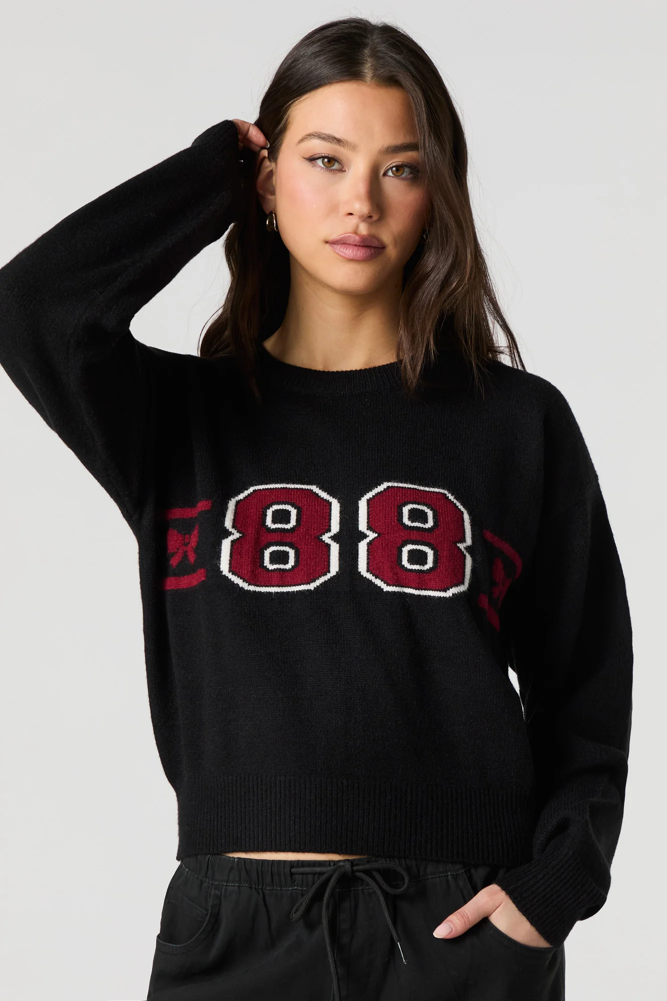 City Jacquard Knit Sweater - Image 23