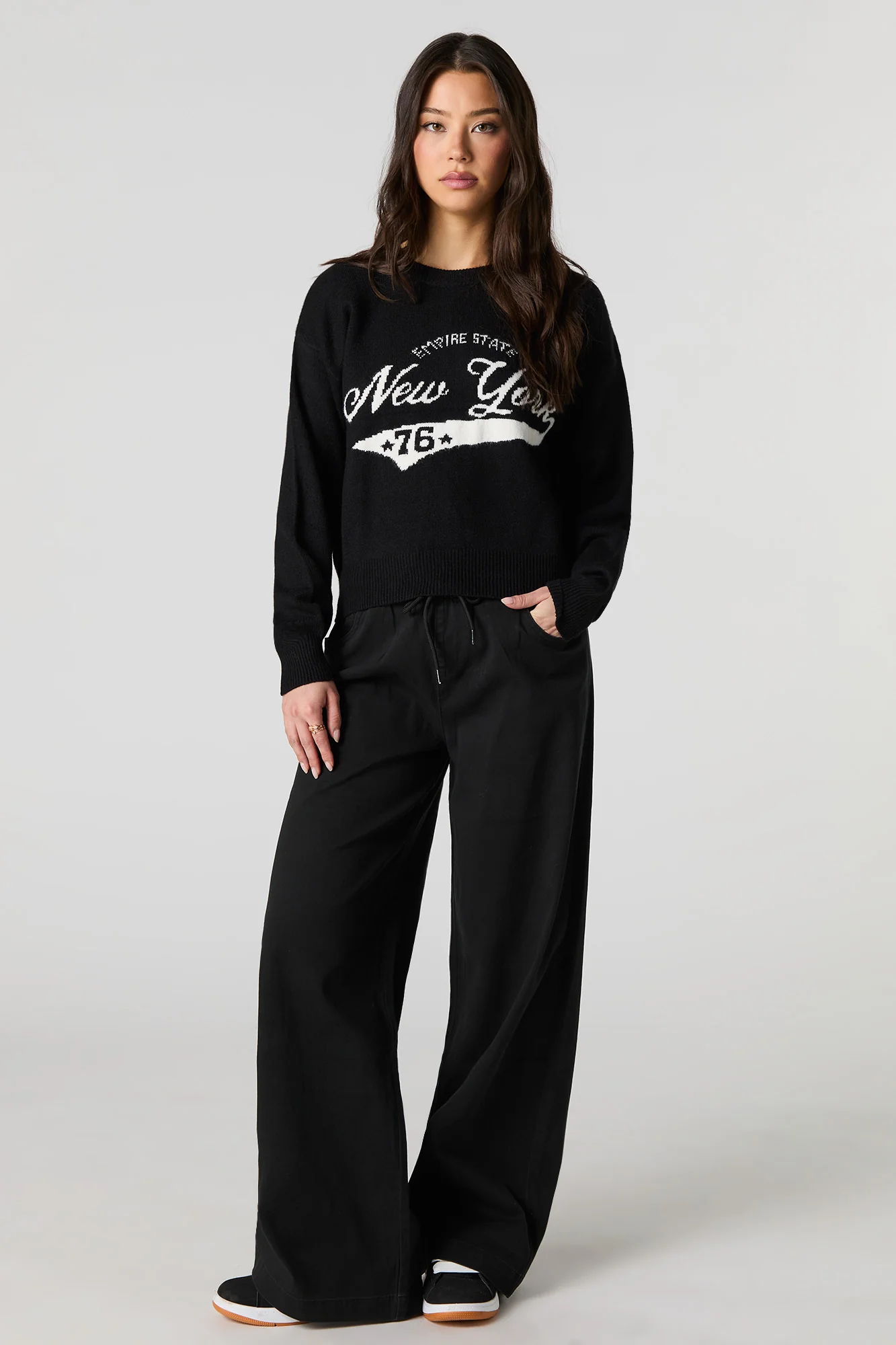 City Jacquard Knit Sweater - Image 6