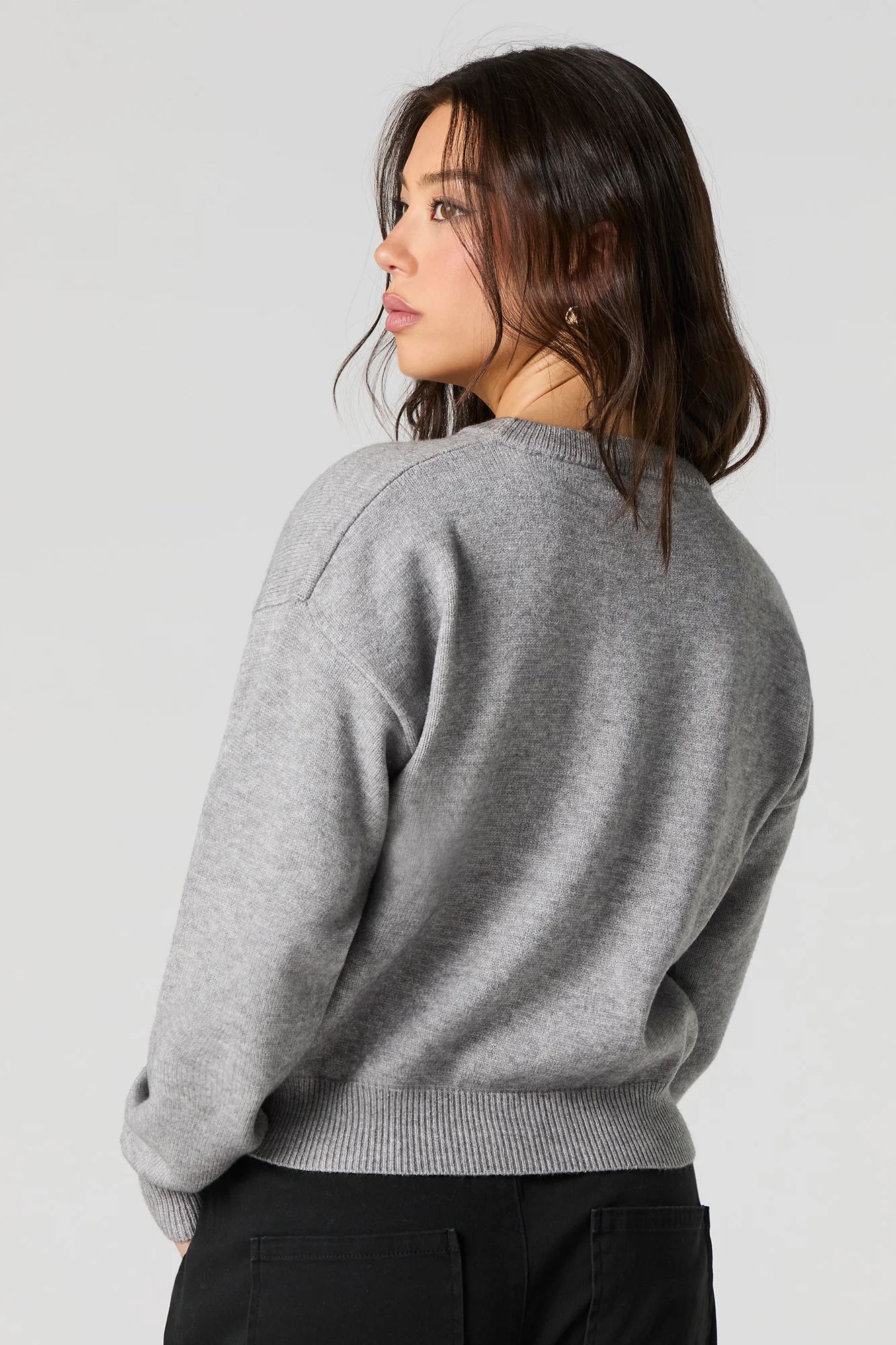 City Jacquard Knit Sweater - Image 8