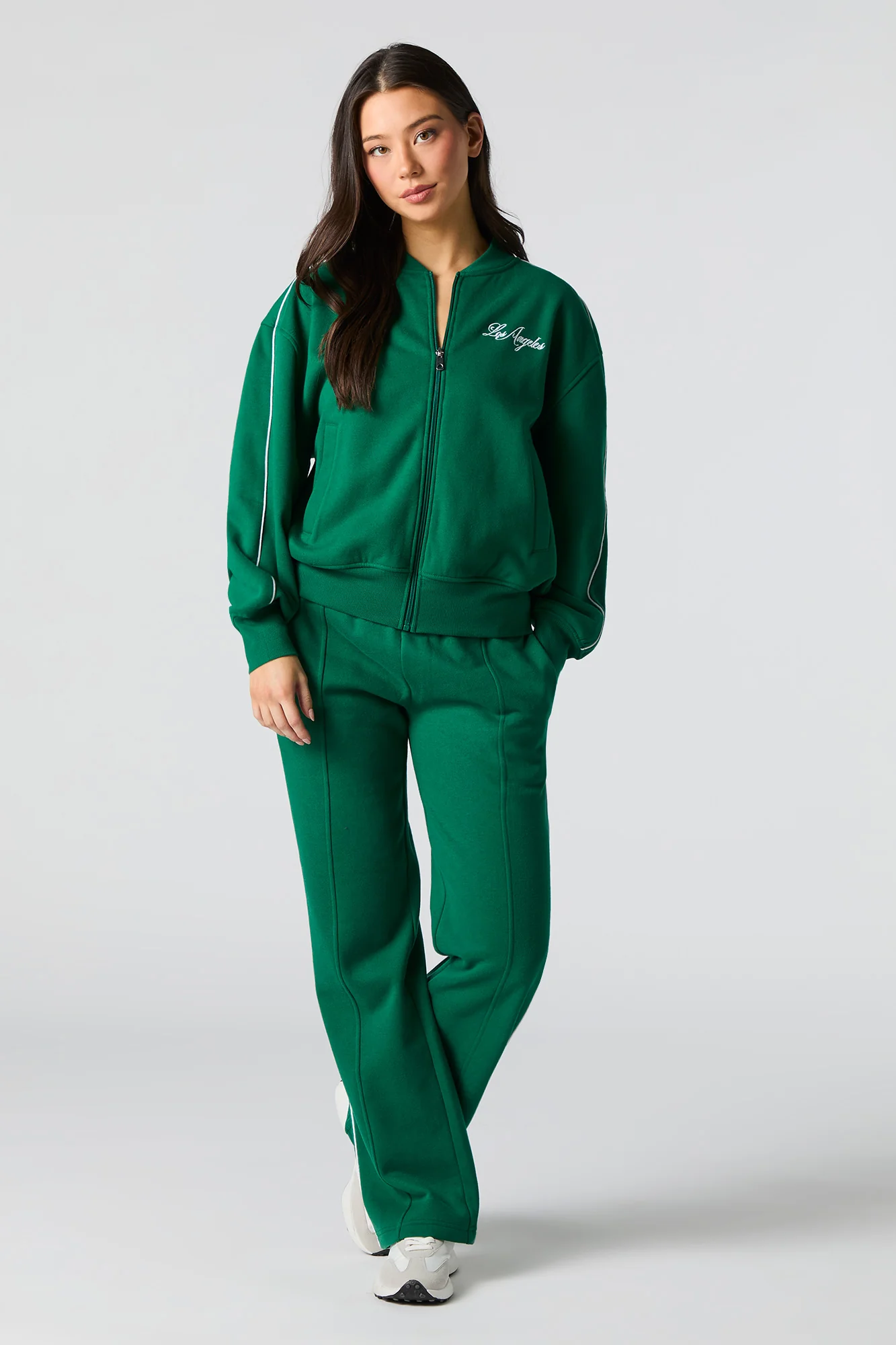 Active LA Embroidered Fleece Jacket - Image 3