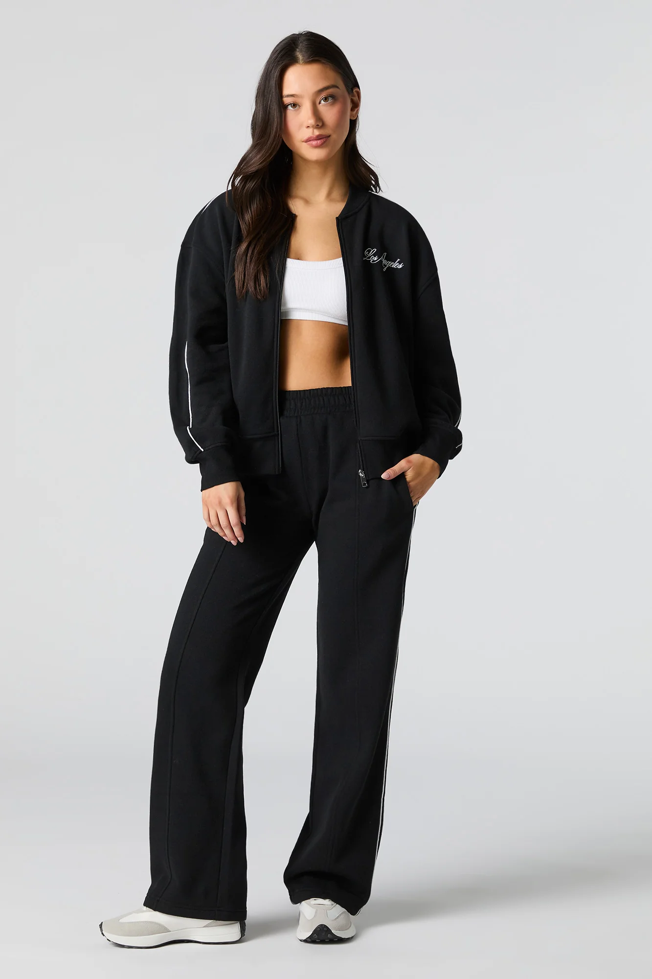 Active LA Embroidered Fleece Jacket - Image 7