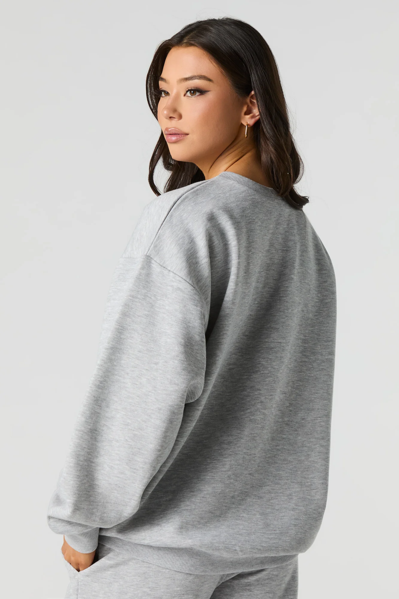 Christmas Tree Graphic Fleece Sweatshirt - Image 2