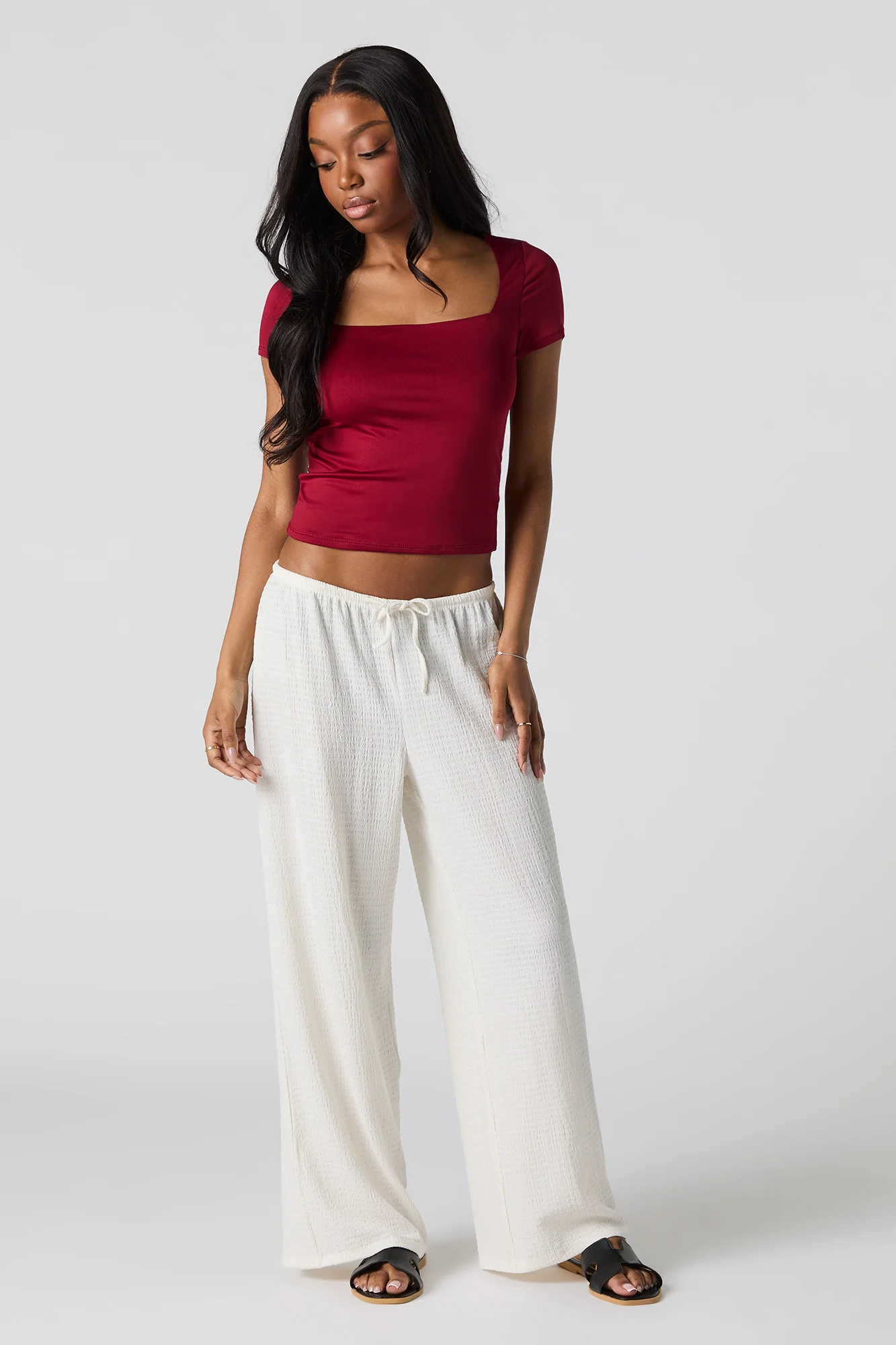 Contour Square Neck Short Sleeve Top - Image 21