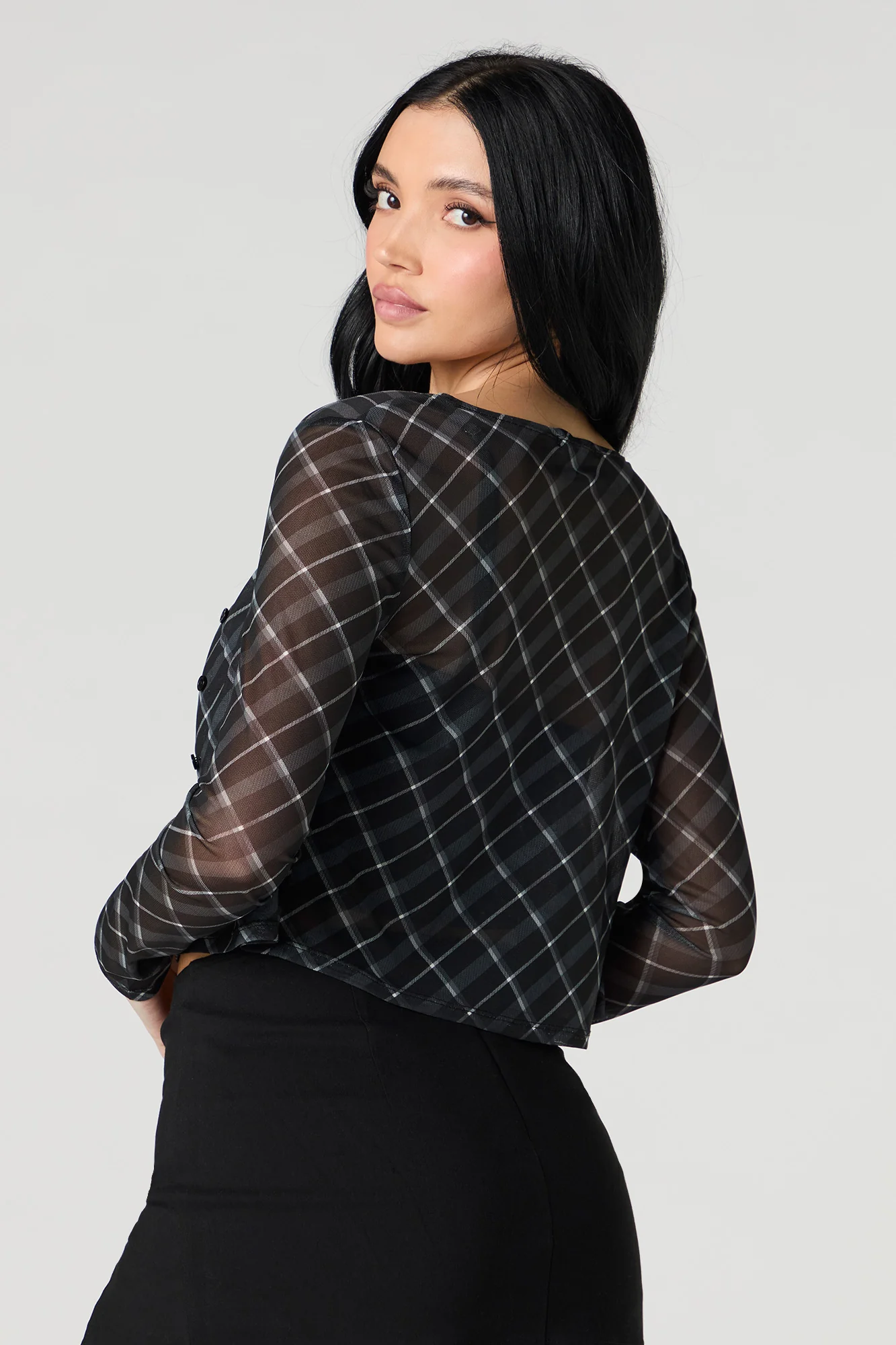 Mesh Cami & Cardigan 2 Piece Set - Image 8