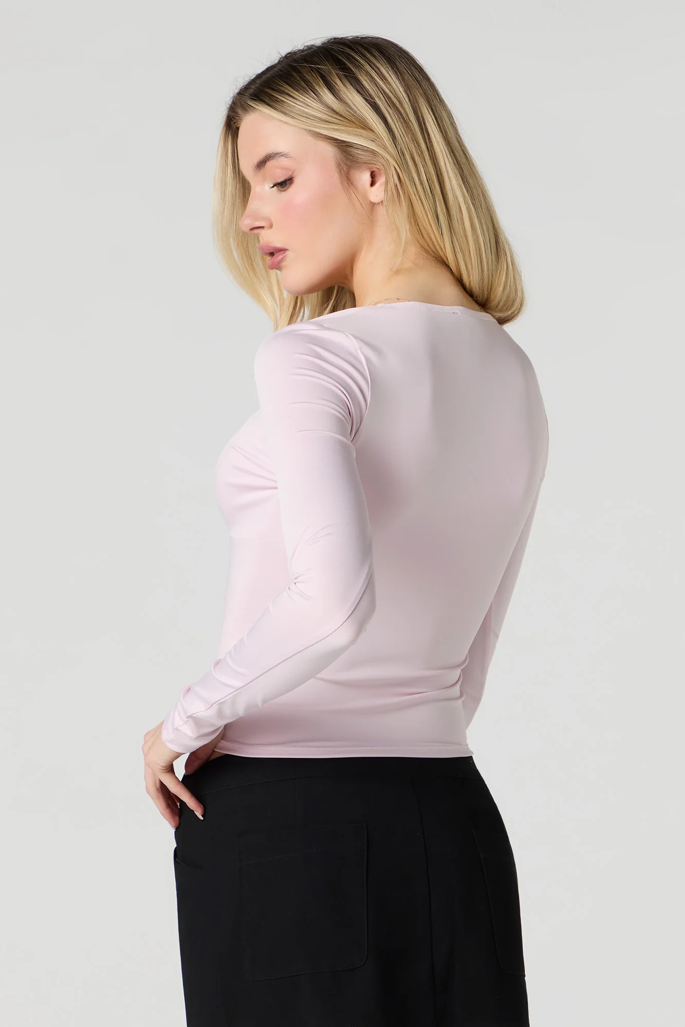 Contour Sweetheart Long Sleeve Top - Image 14
