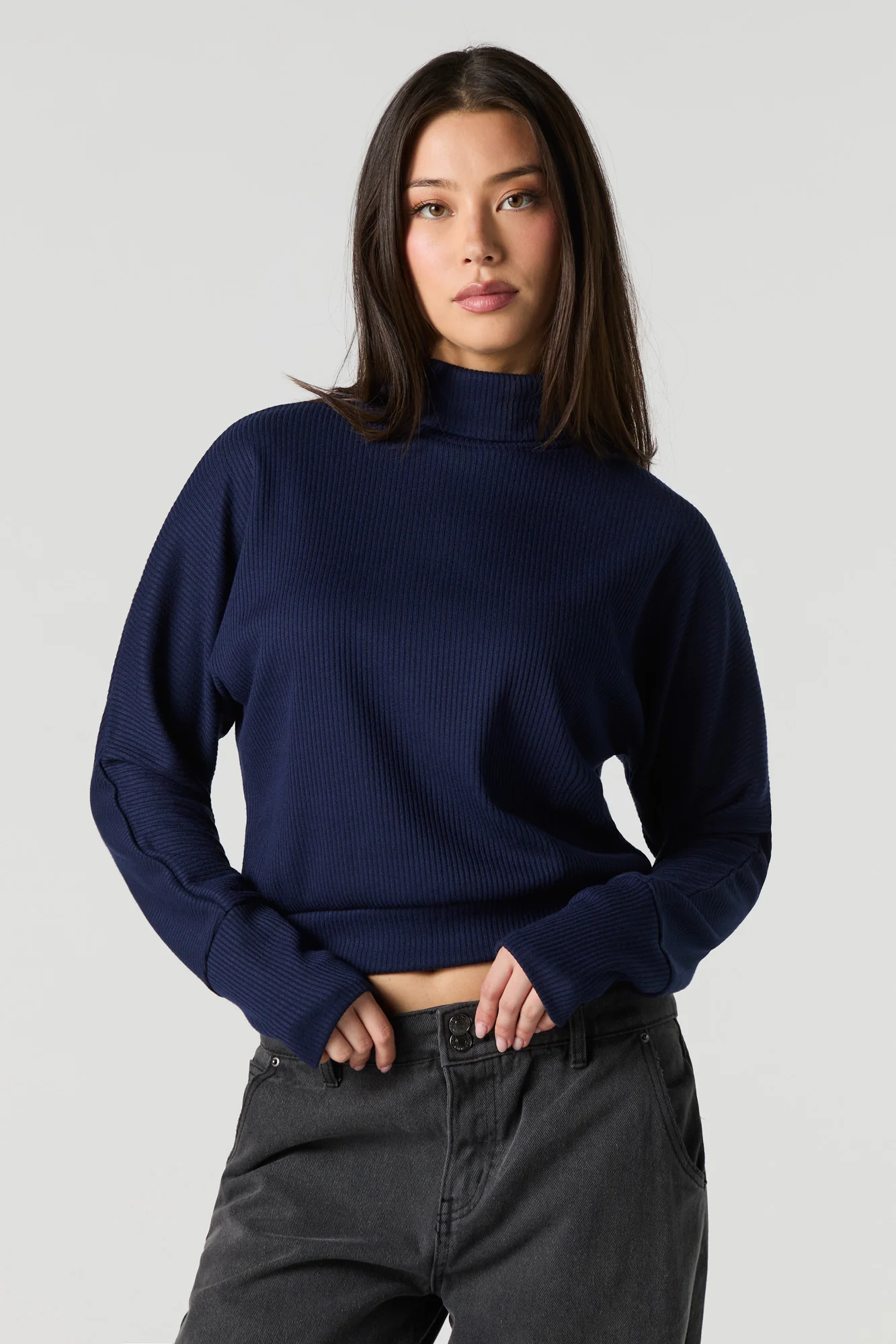Ribbed Turtleneck Sweater - Image 10