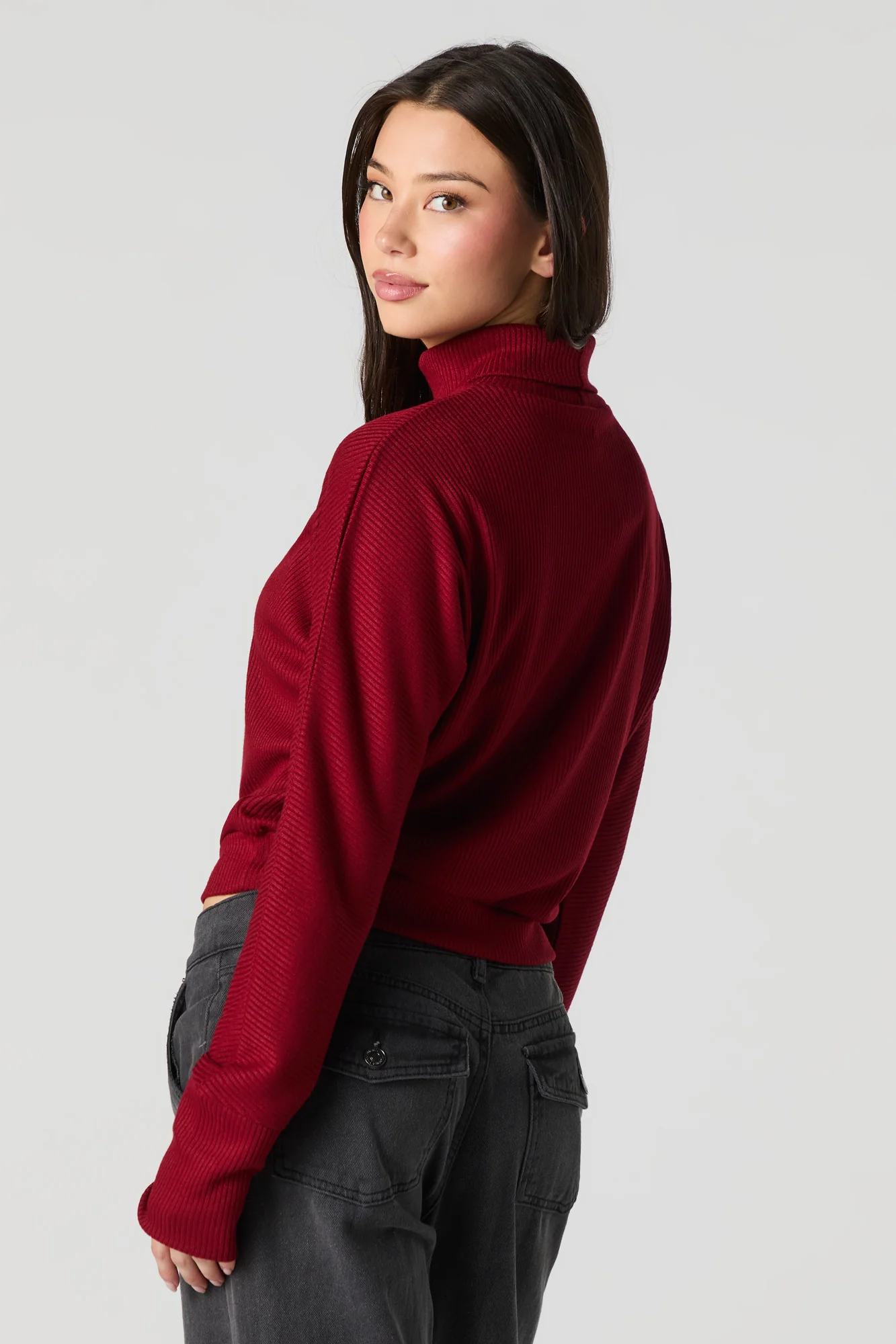Ribbed Turtleneck Sweater - Image 14
