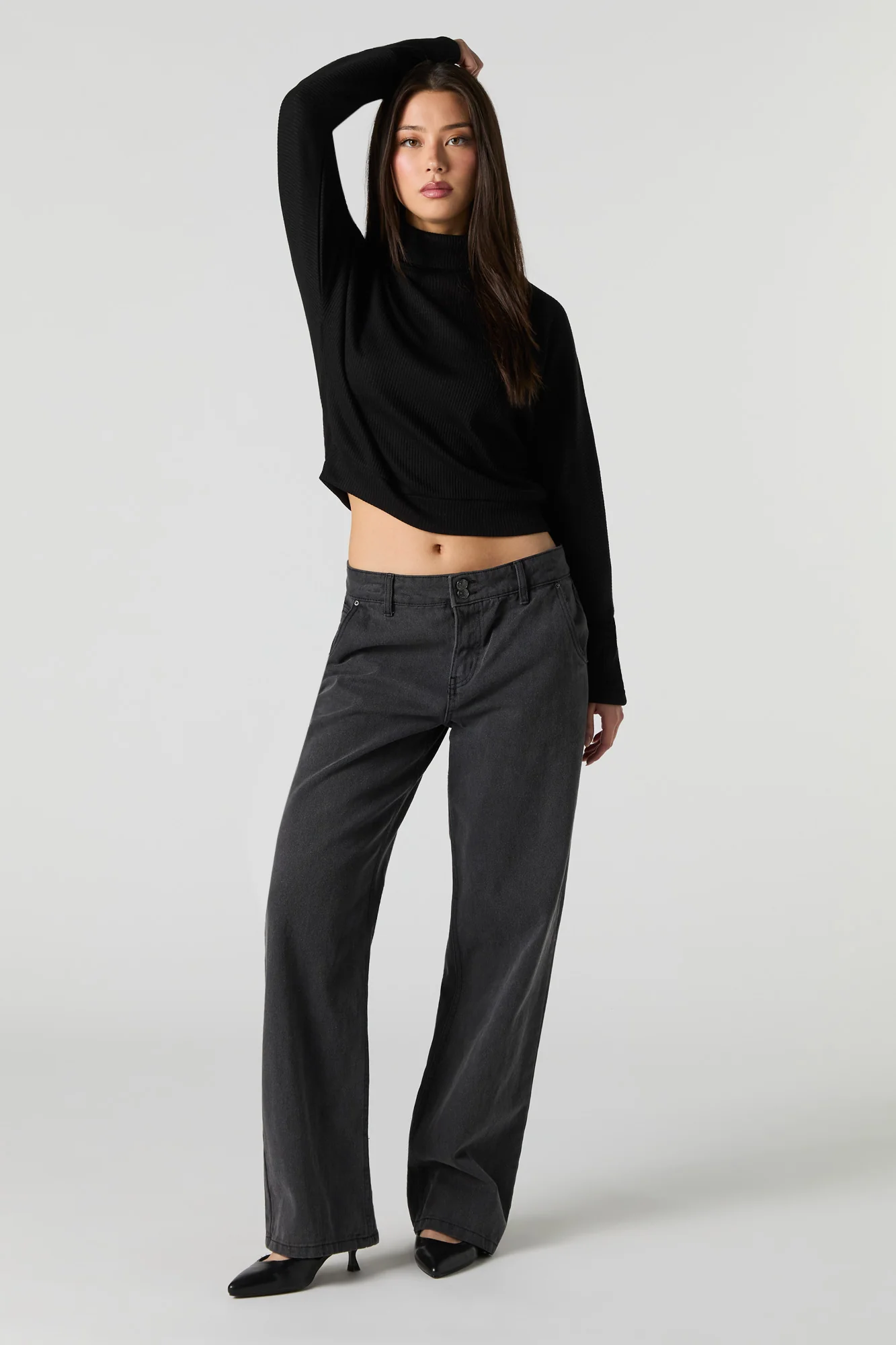 Ribbed Turtleneck Sweater - Image 6
