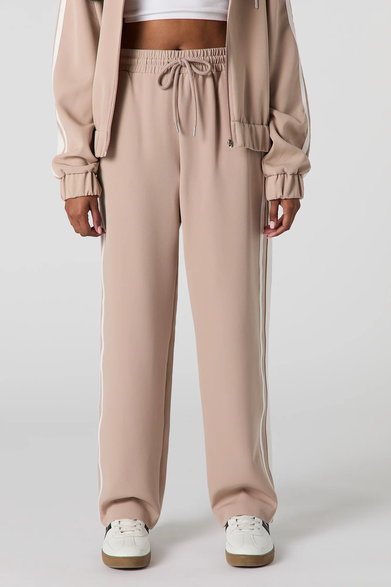 Pantalon Active avec rayures latérales et taille coulissante - Image 8