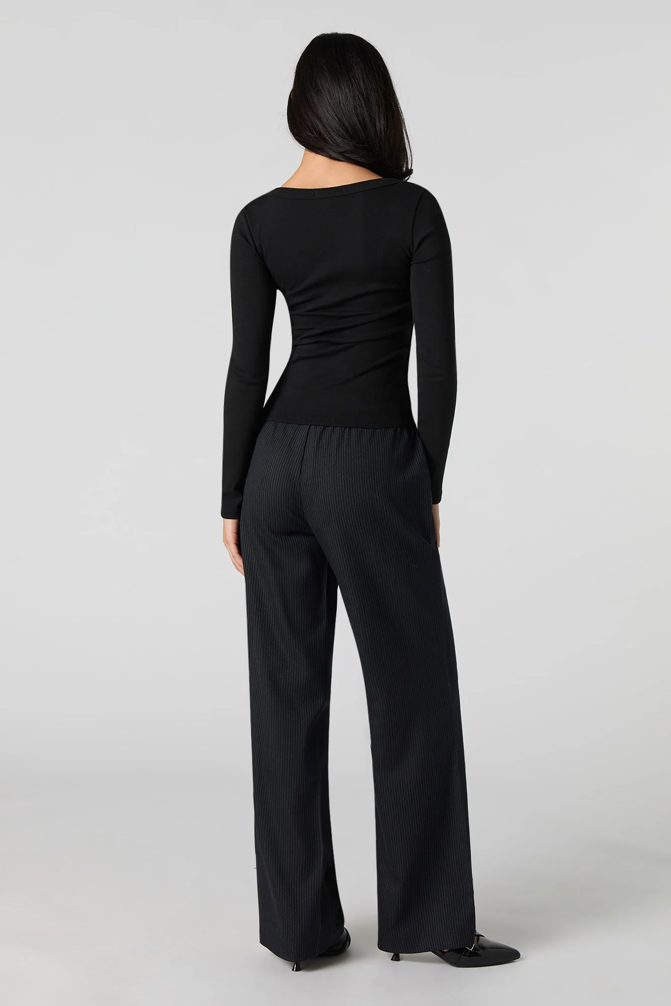 Pantalon habillé rayé - Image 6