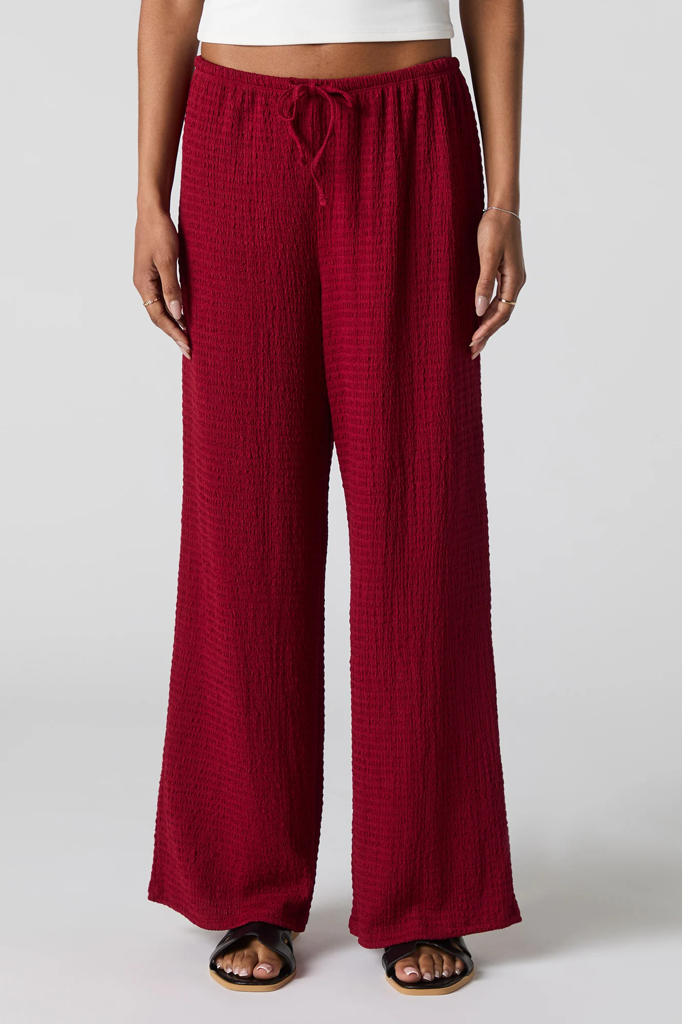 Textured Drawstring Pant - Image 11