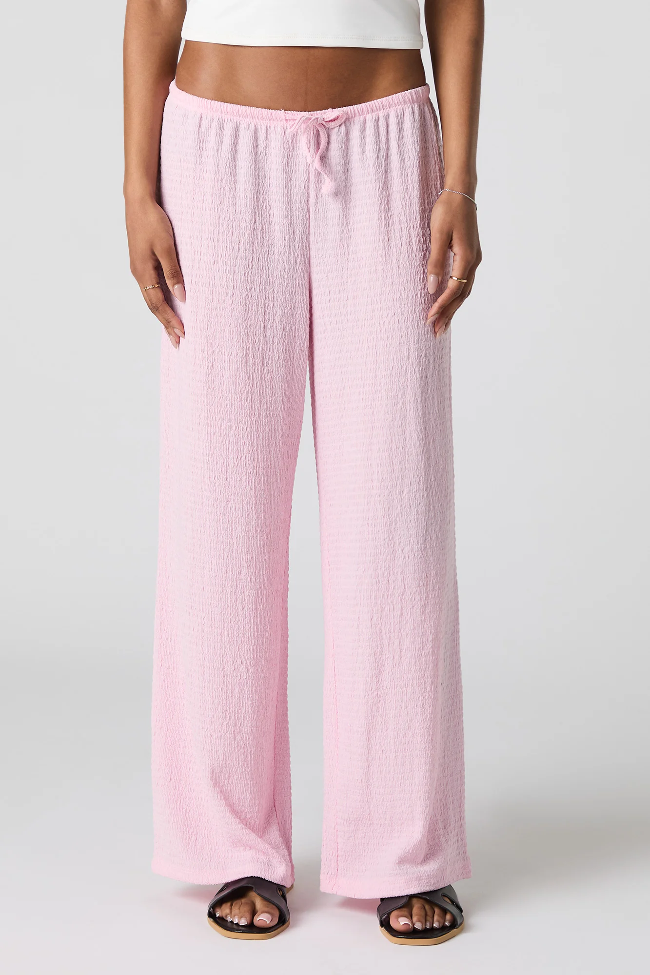 Textured Drawstring Pant - Image 5