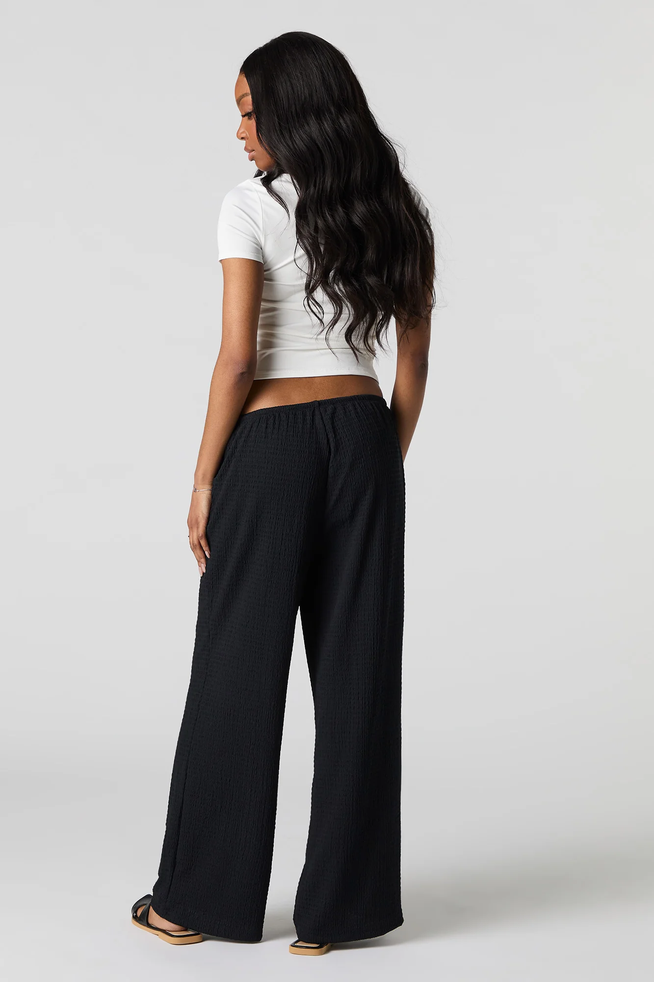 Textured Drawstring Pant - Image 9