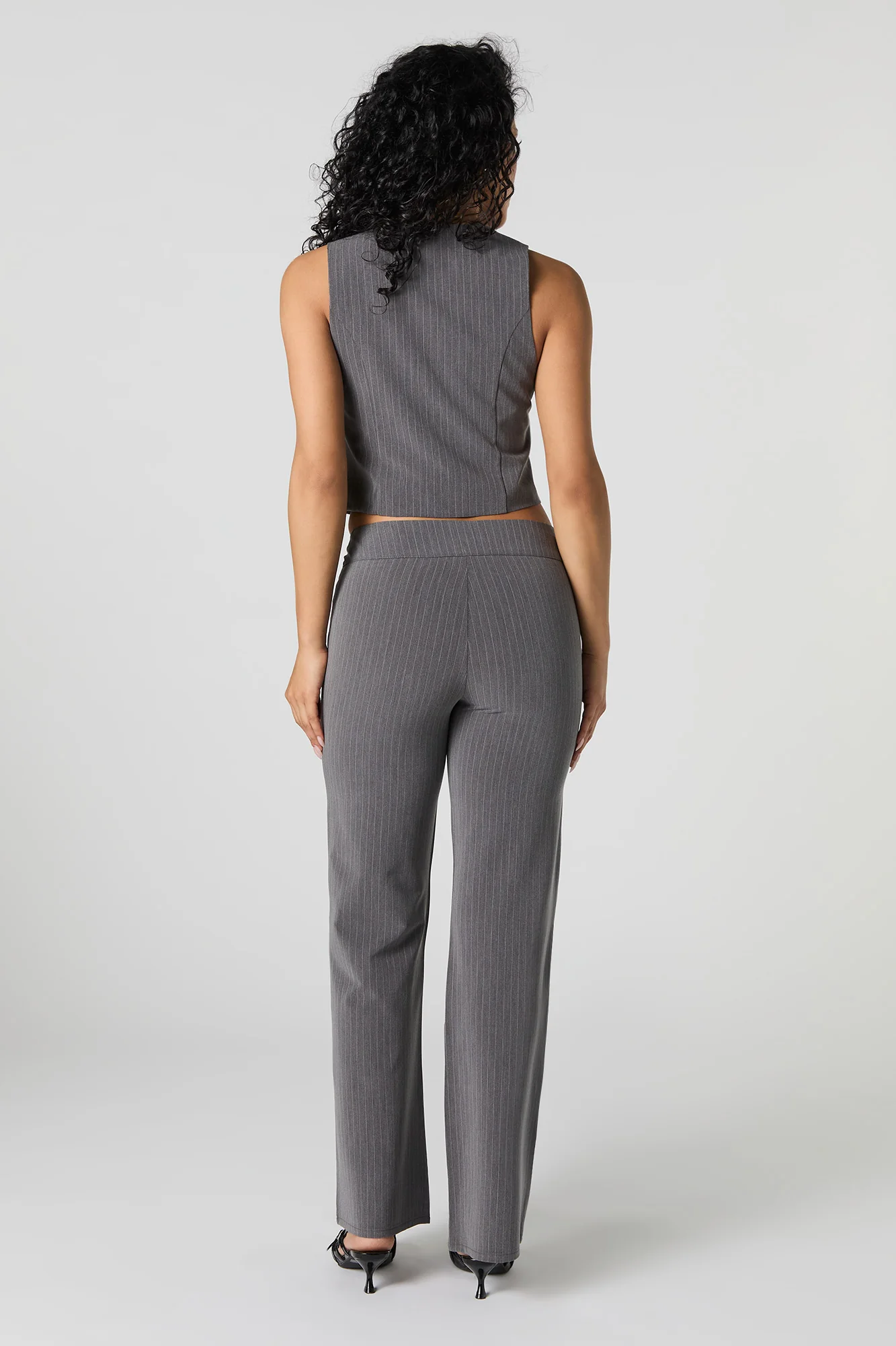 Pinstriped Dress Pant - Image 6