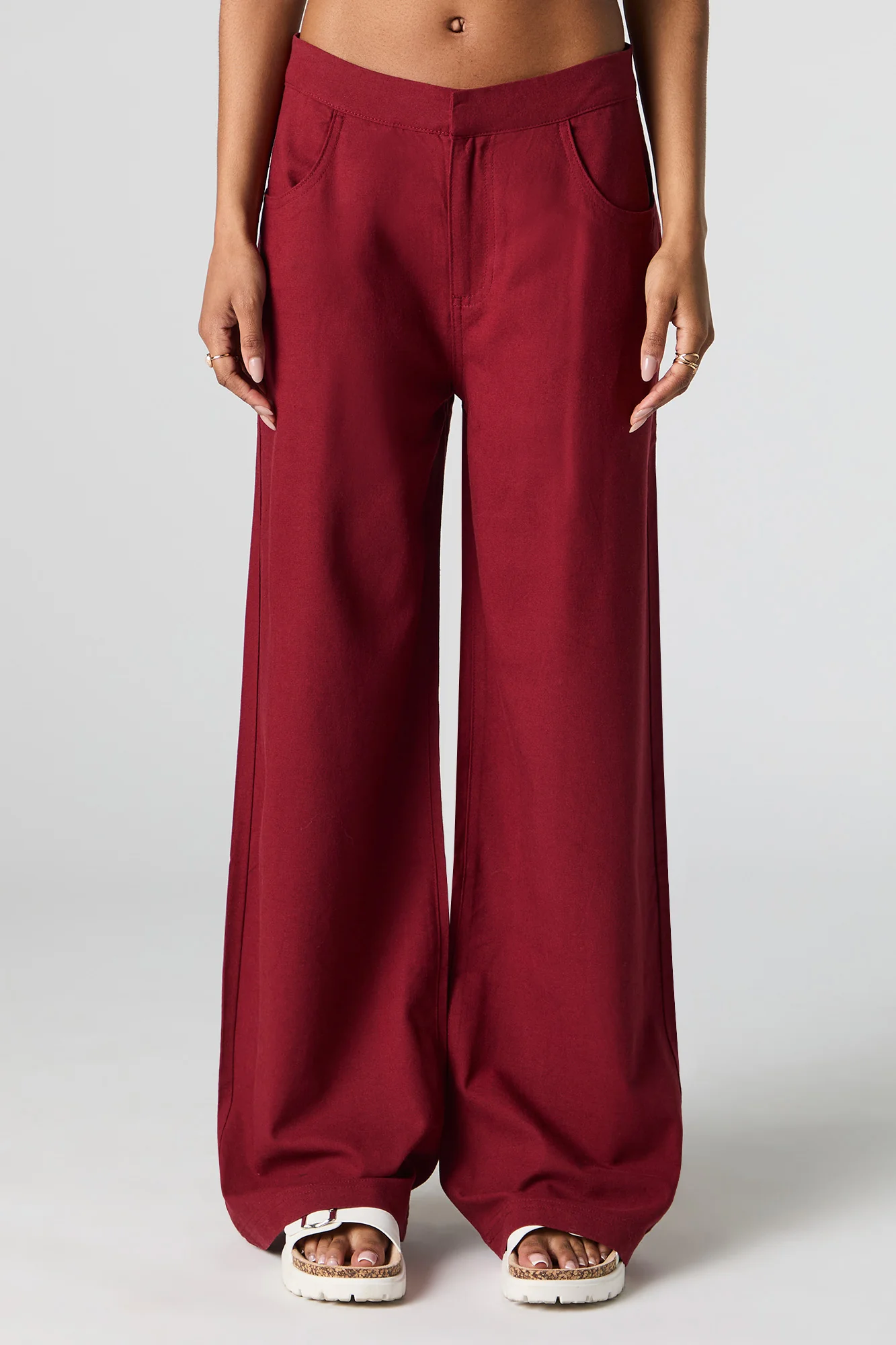 Linen-Blend Straight Leg Pant - Image 11