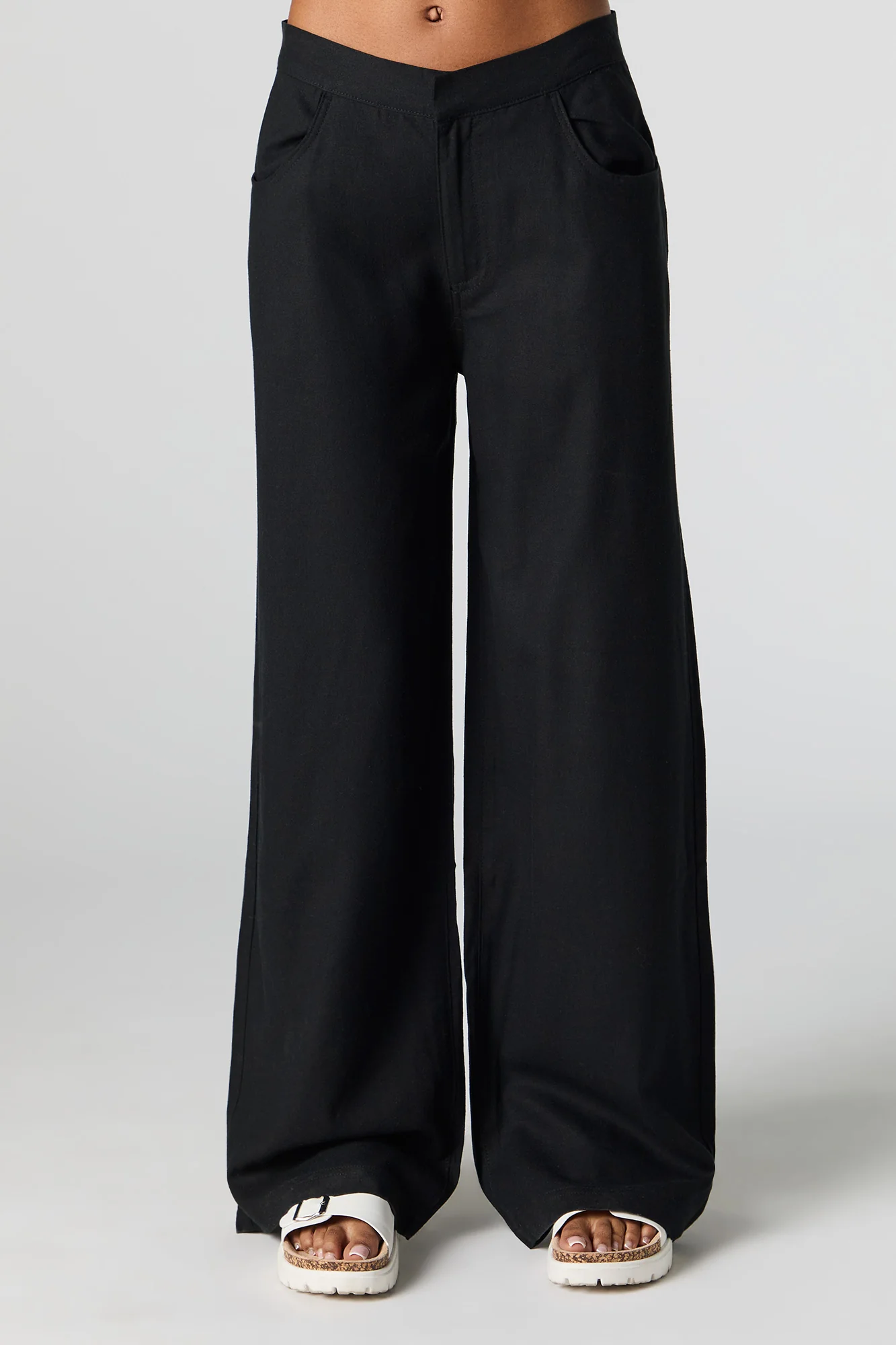 Linen-Blend Straight Leg Pant - Image 5