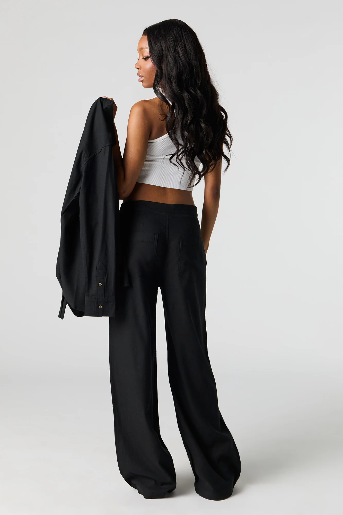 Linen-Blend Straight Leg Pant - Image 6