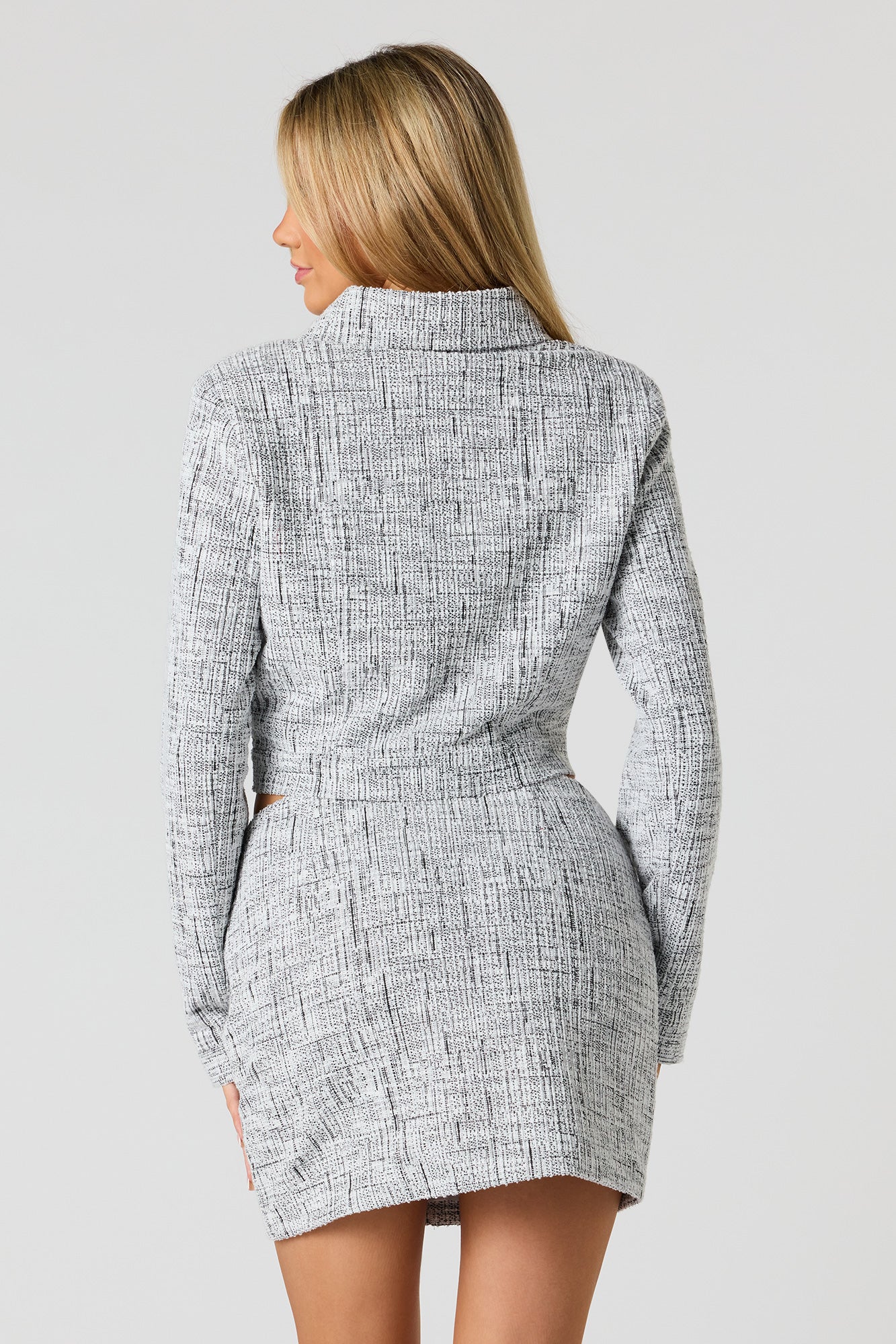 Tweed Mini Skirt - Image 3