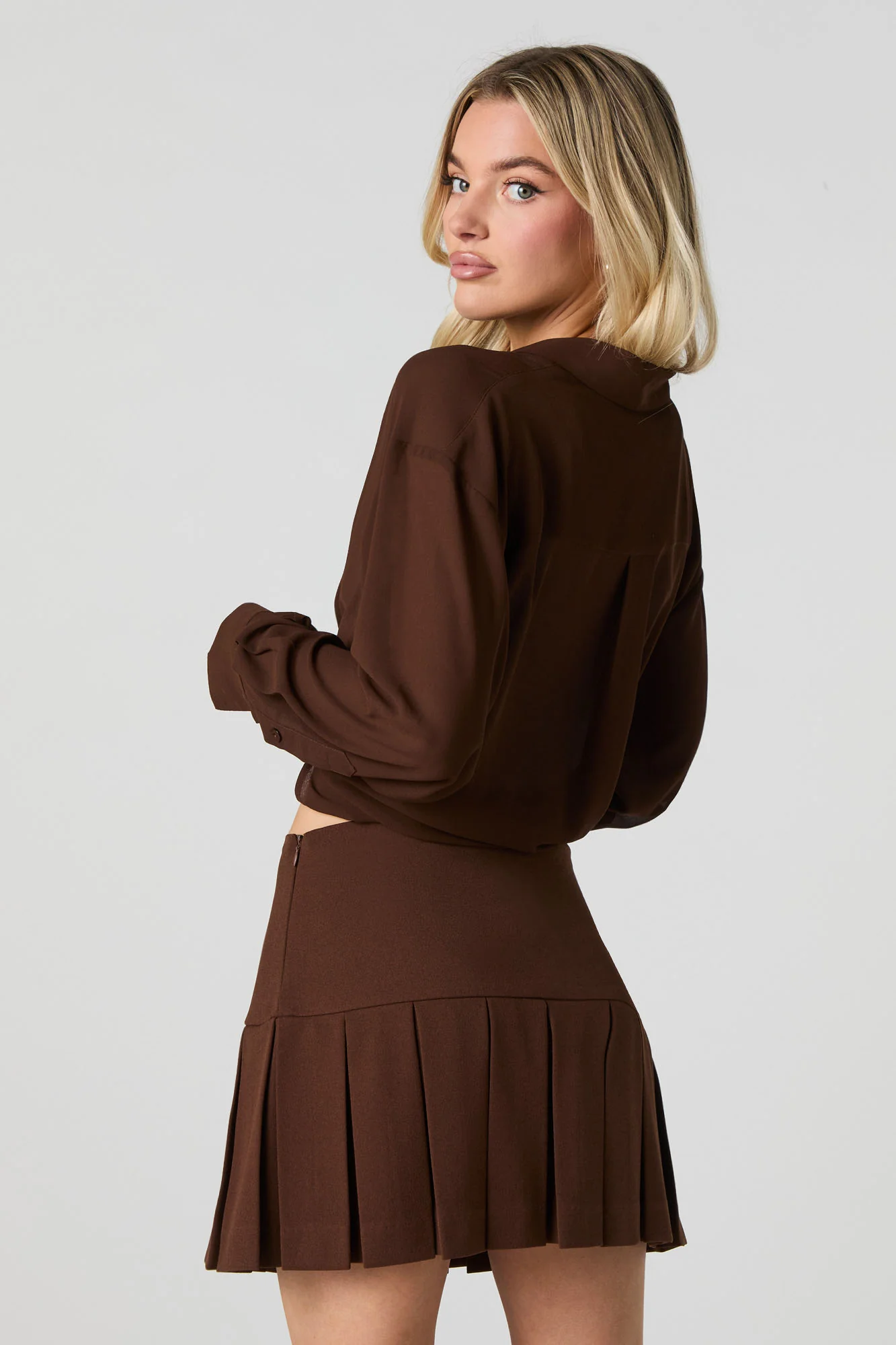 Minijupe-short plissée - Image 10