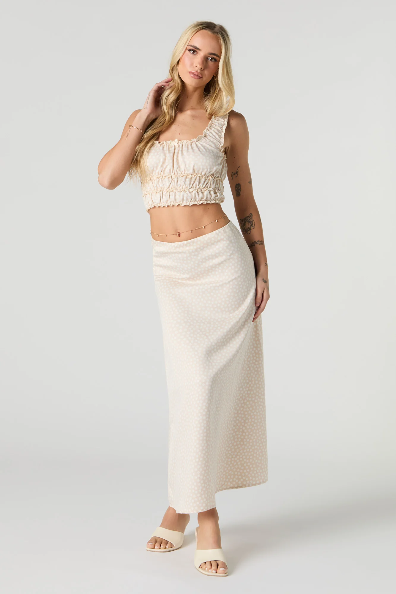 Jupe maxi en satin - Image 16