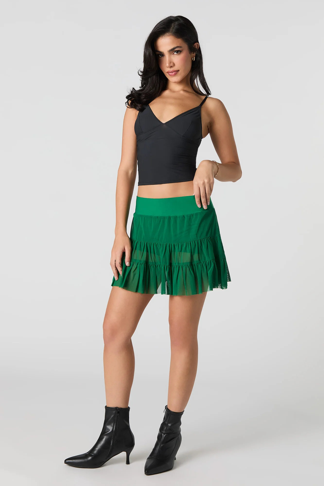Mesh Mini Skort - Image 3