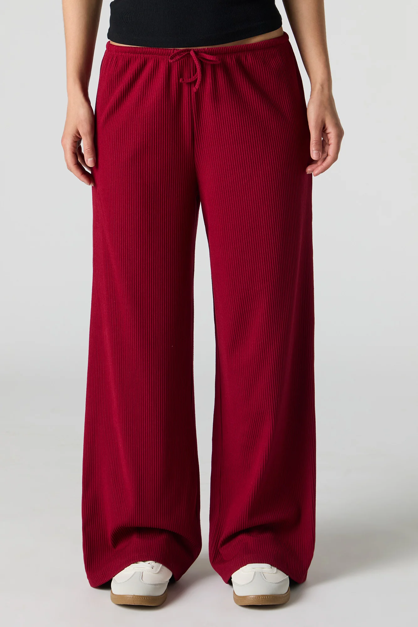 Pantalon doux côtelé à jambe large - Image 17