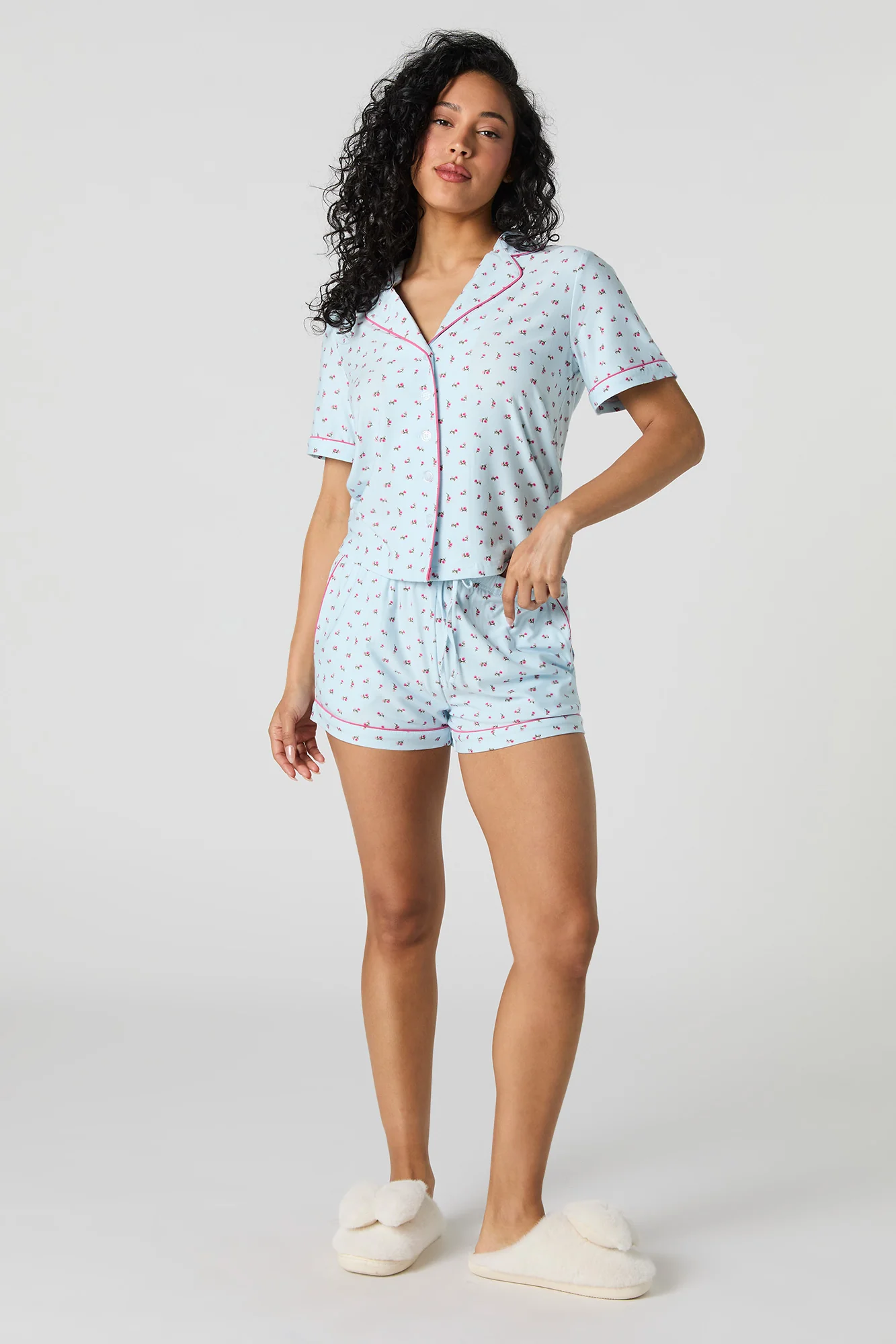 Printed Pajama Short - Image 15