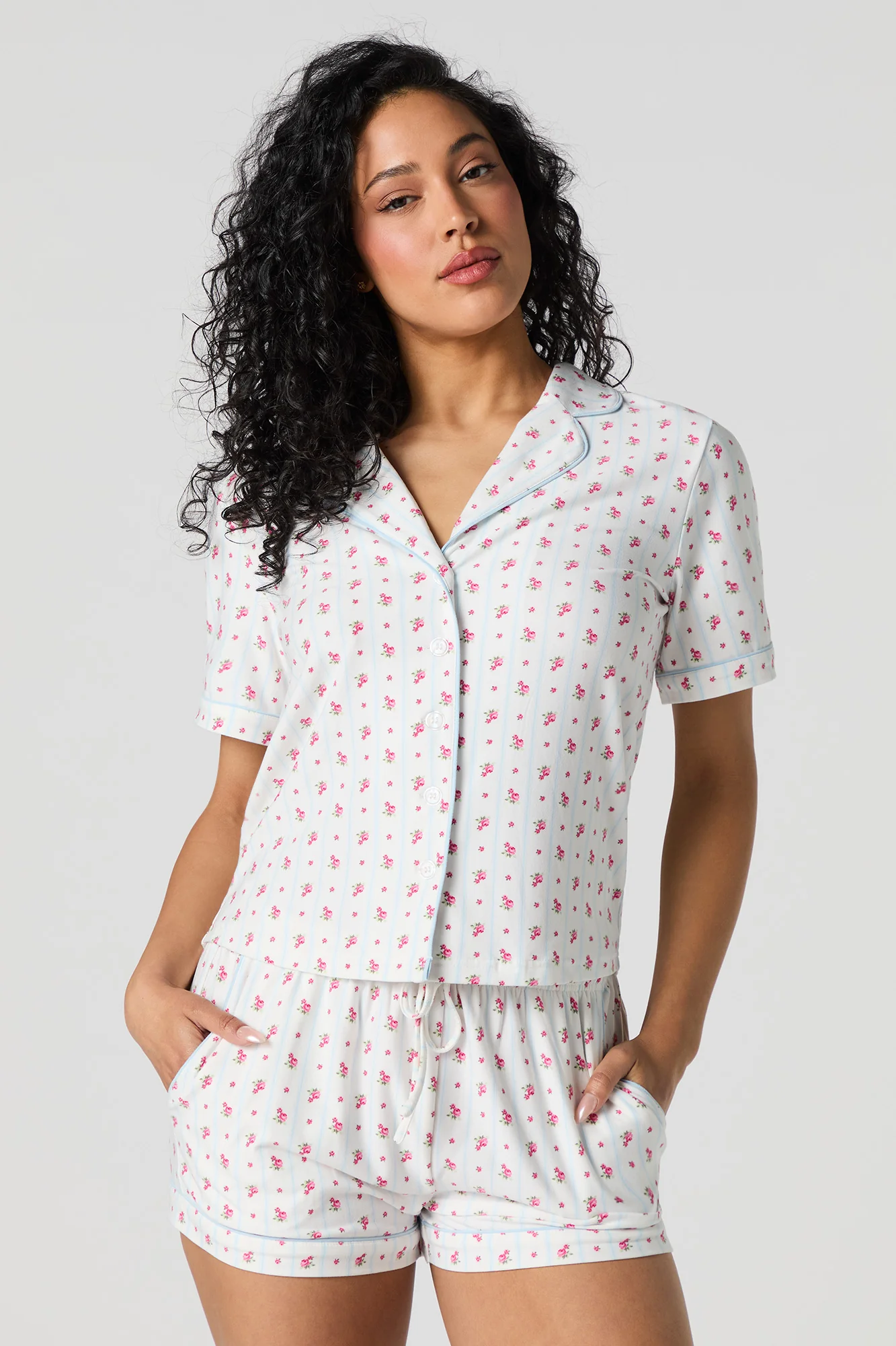 Printed Pajama Short - Image 16