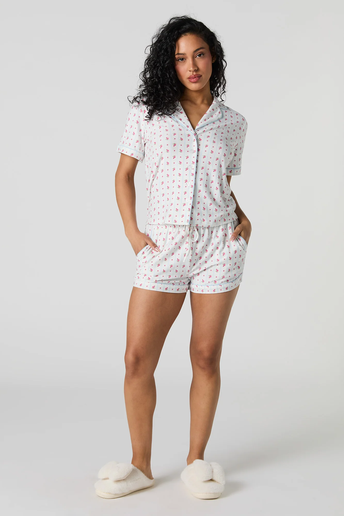 Printed Pajama Short - Image 18