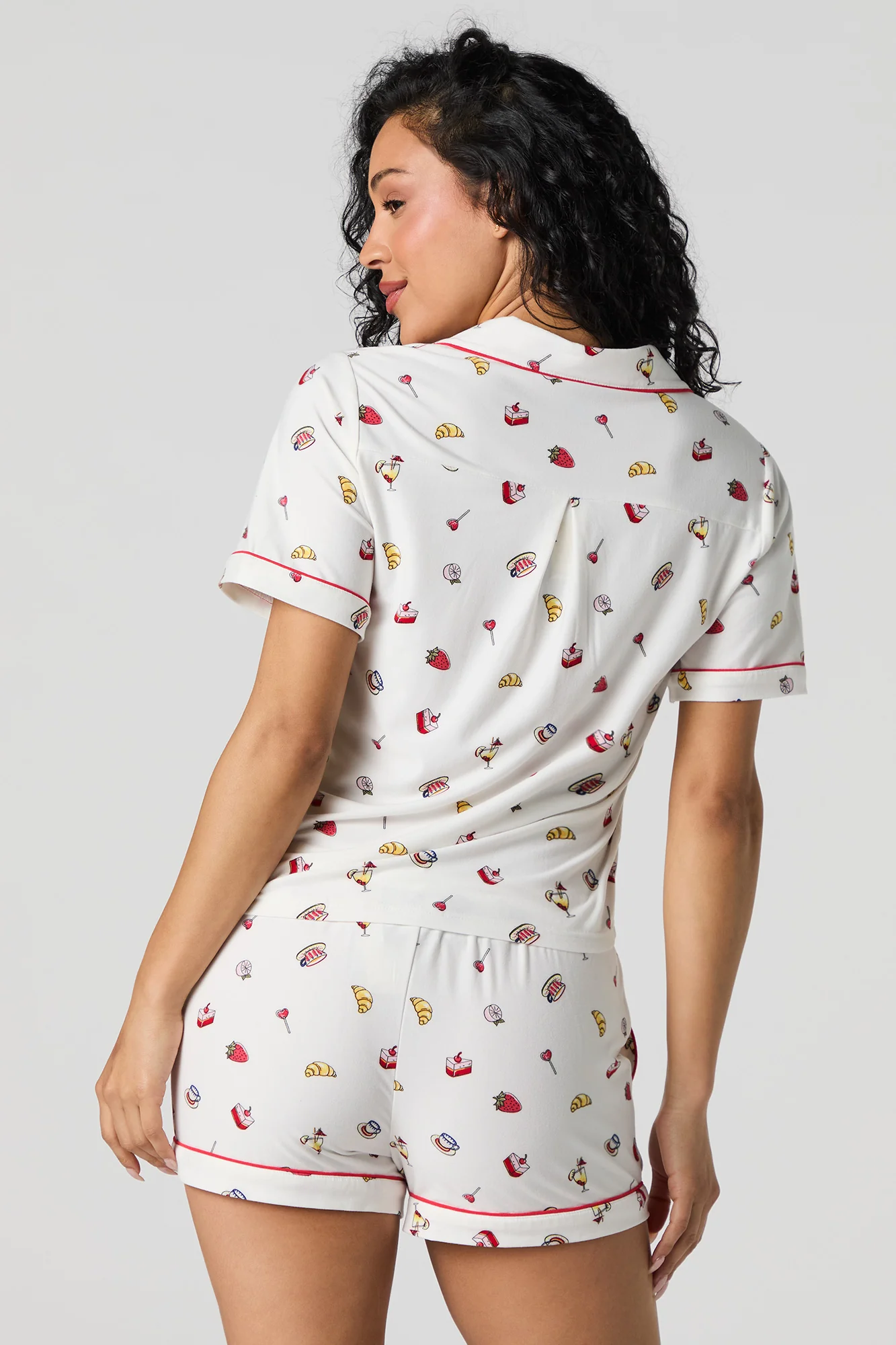 Printed Pajama Short - Image 23