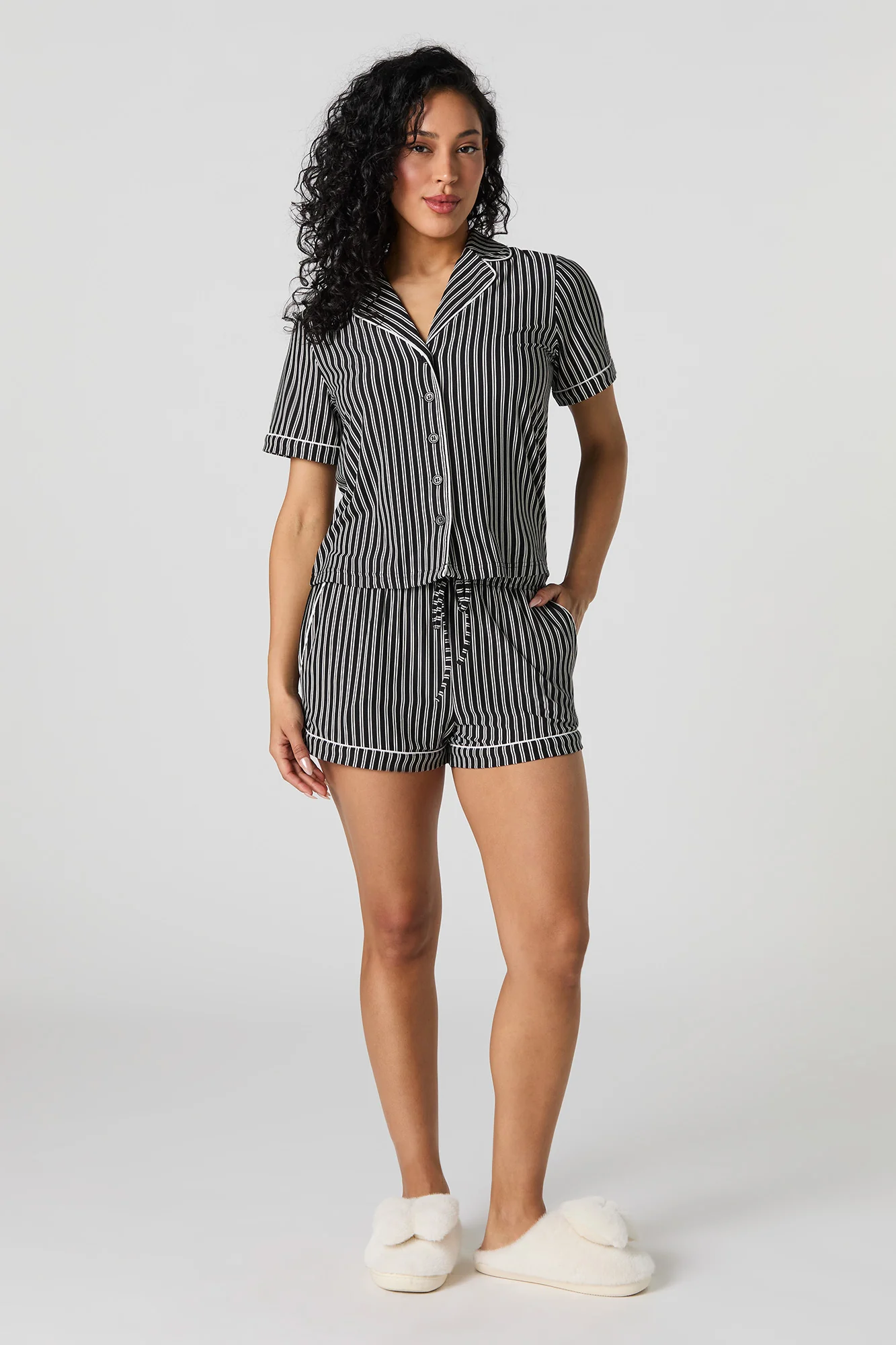 Printed Pajama Short - Image 6