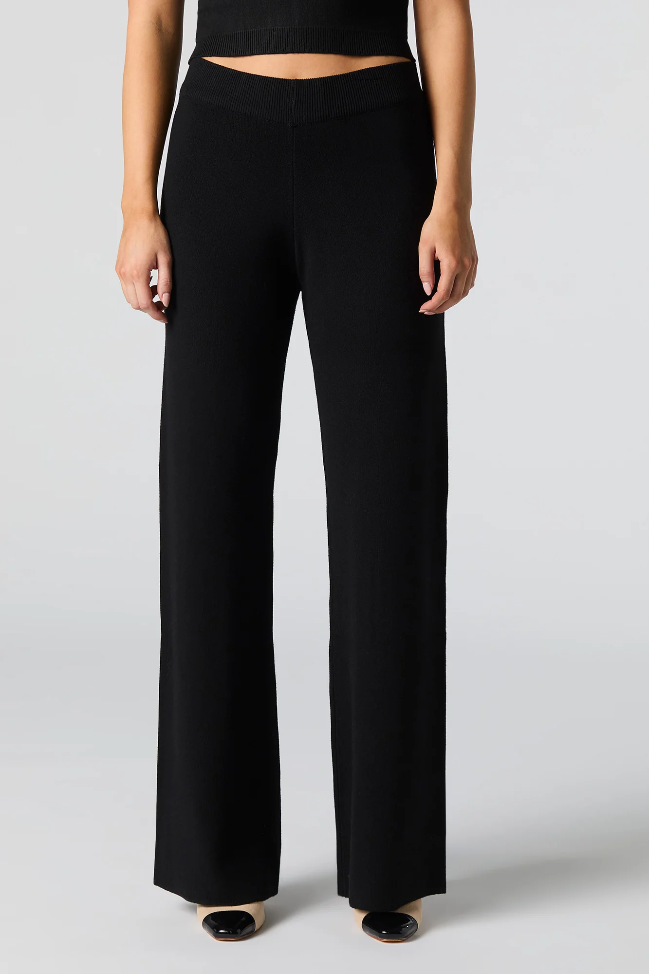 Knit Wide Leg Pant - Image 5