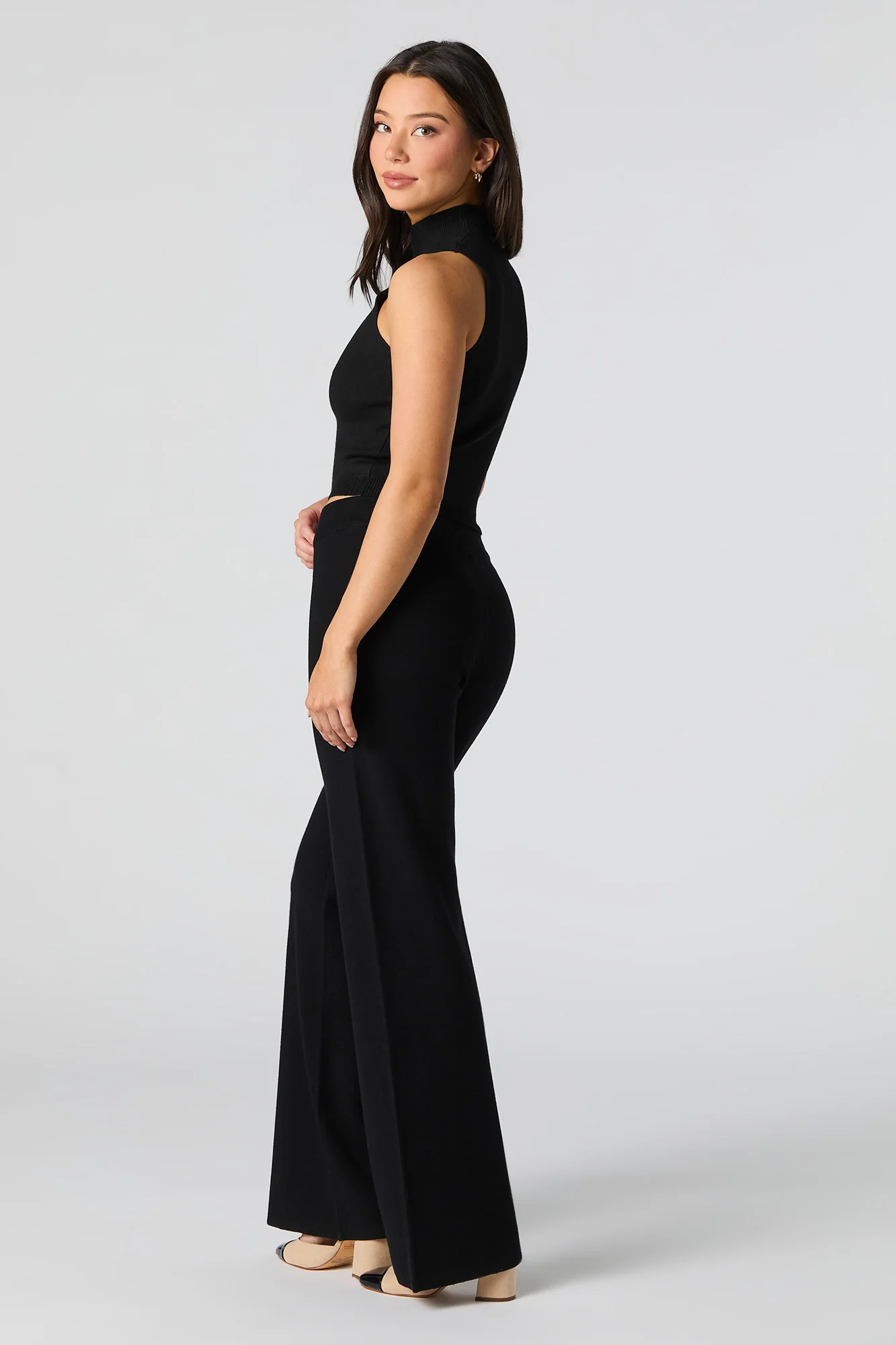 Knit Wide Leg Pant - Image 6